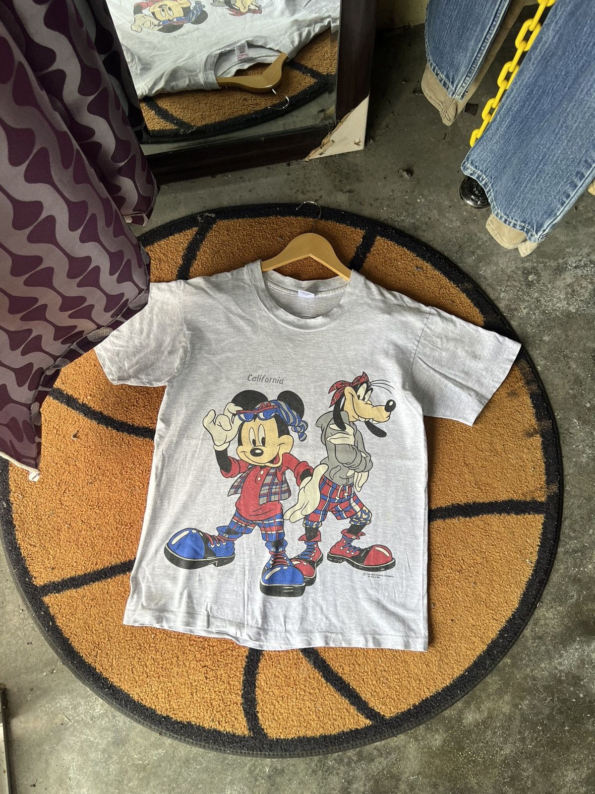 Mickey Mouse 🔥Rare Vintage Mickey & Goofy California Tee Size US M / EU 48-50 / 2 - 1 Thumbnail
