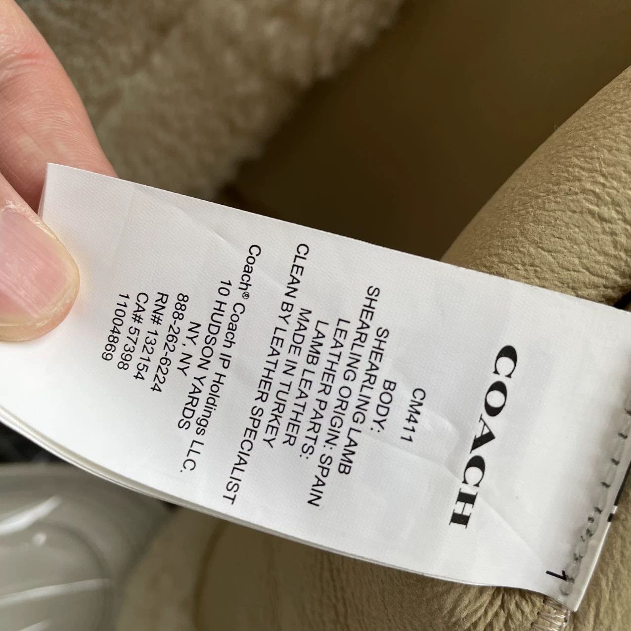 Coach Coach shearling coat S new Size S / US 4 / IT 40 - 5 Thumbnail