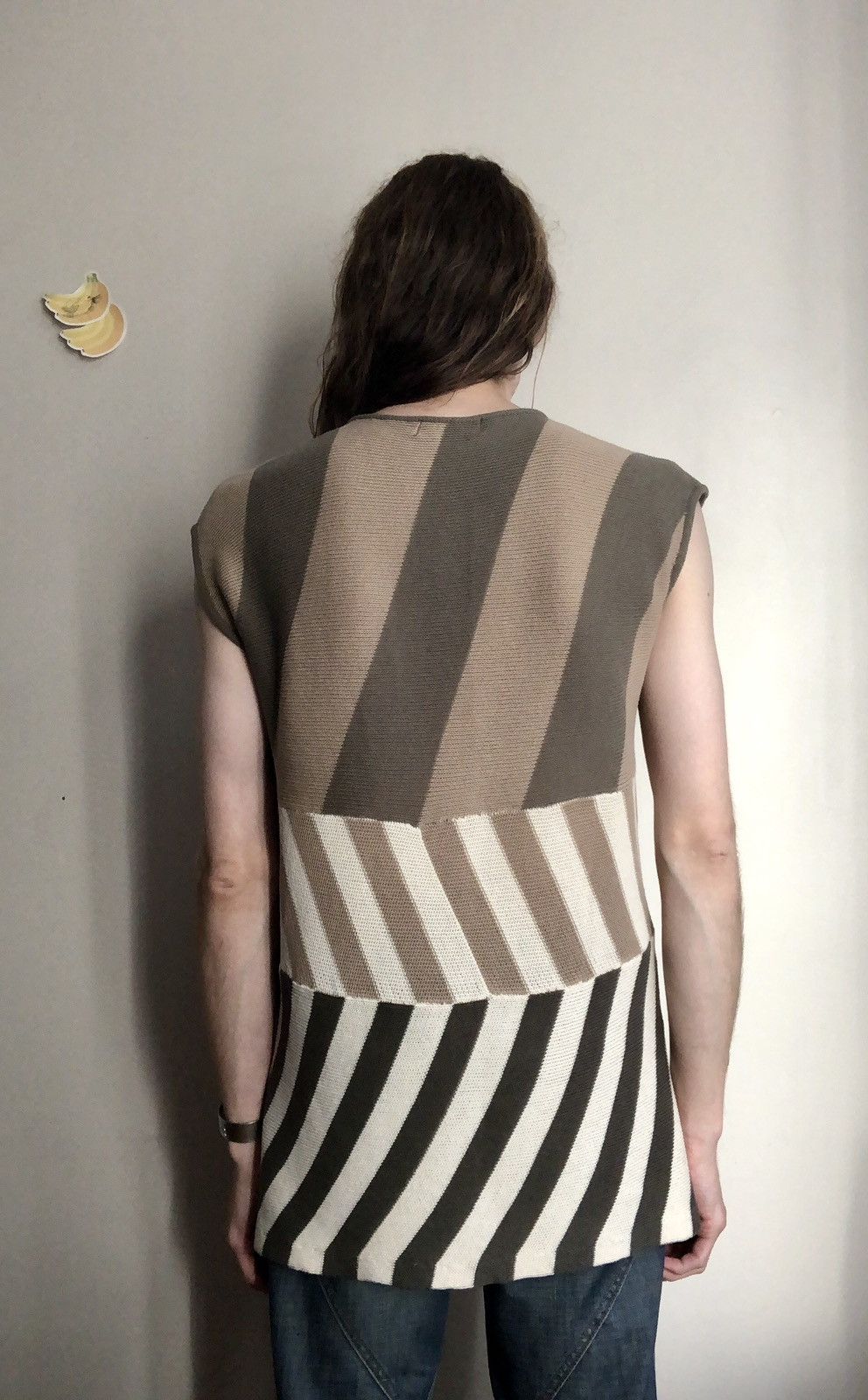 Homme Plisse Issey Miyake Issey Miyake Rare 1970’s Circular Knit Pullover Size US M / EU 48-50 / 2 - 2 Thumbnail