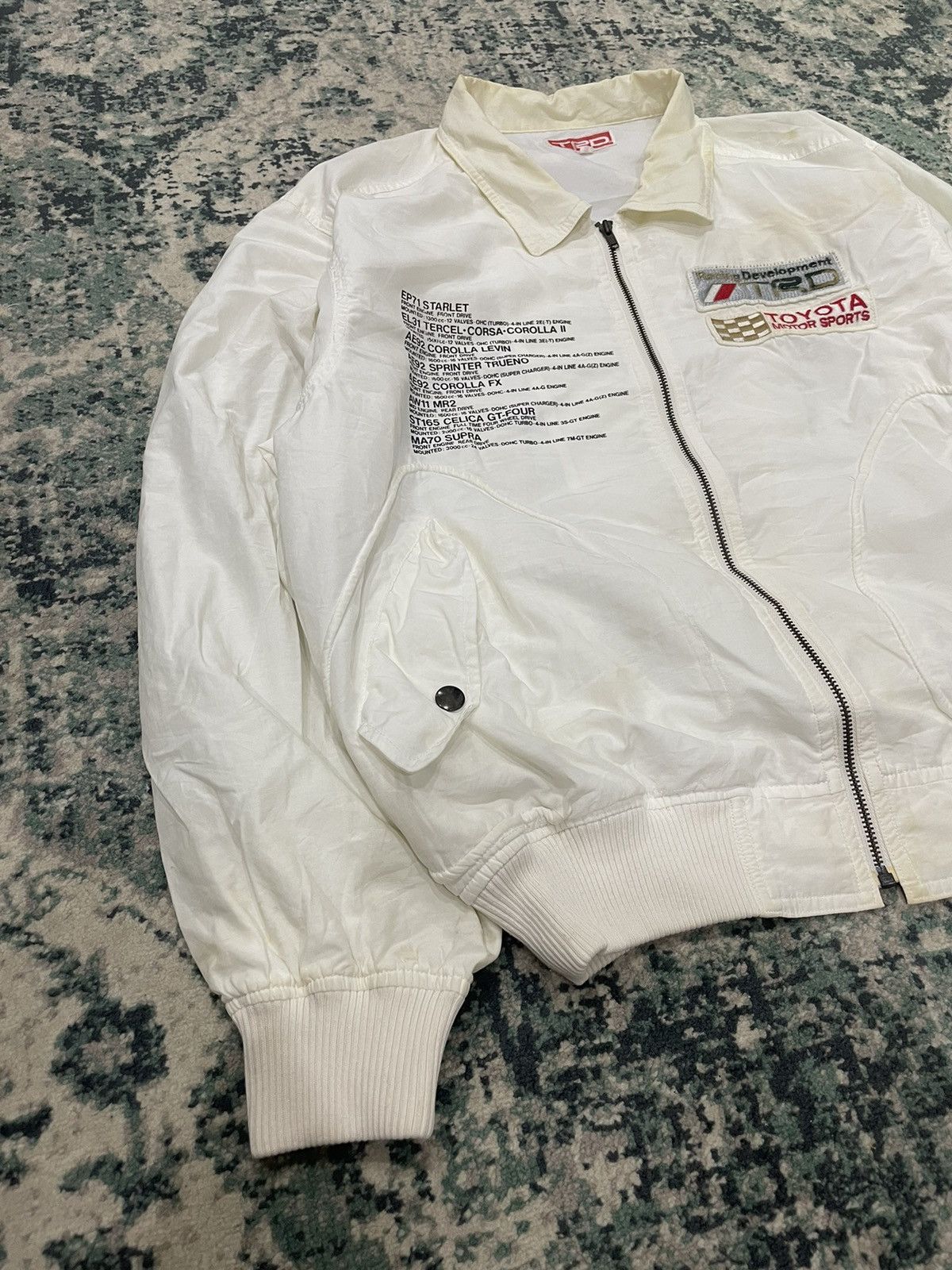 Gear for Sports Vintage Ma-1 Toyota TRD Japan Domestic Market Trueno Jacket Size US L / EU 52-54 / 3 - 4 Thumbnail