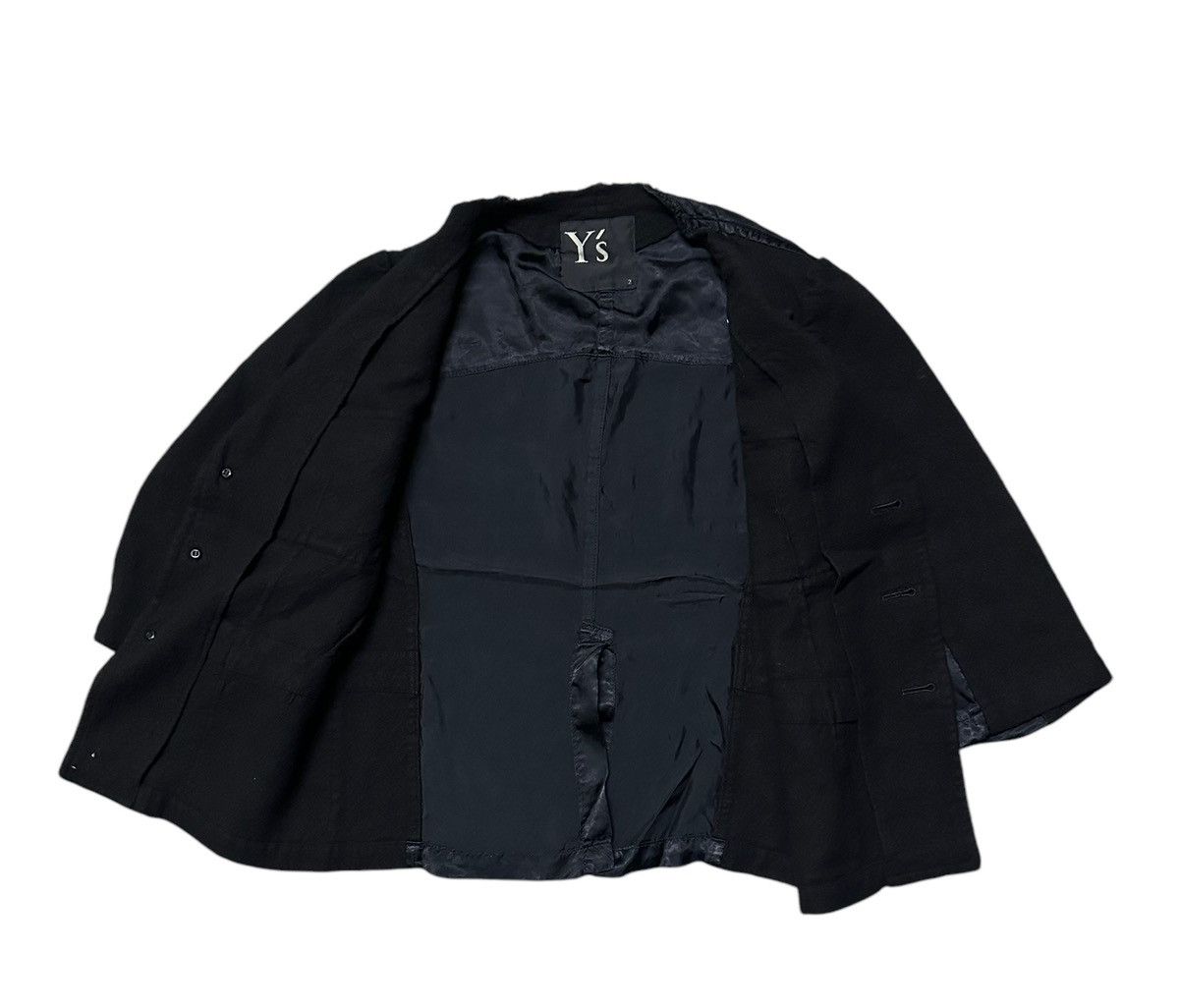 Yohji Yamamoto Y’s Yohji Yamamoto two layer linen wool coat Size S / US 4 / IT 40 - 6 Thumbnail