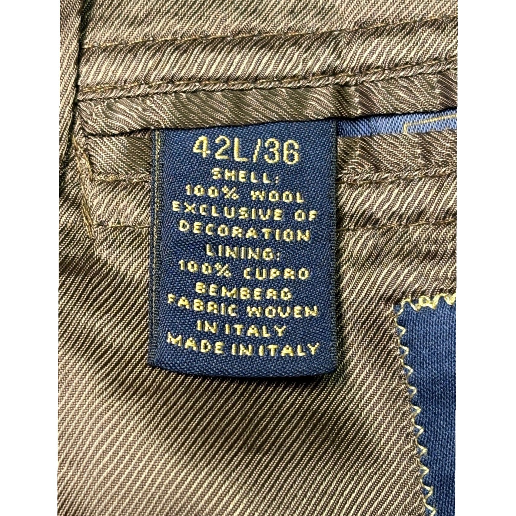 Brooks Brothers Brooks Brothers Blazer Men 42L Wool Plaid Gray 1818 Fitzgerald 1818 Blazer Italy Button Lined Tweed Suit Jacket Size 42R - 7 Thumbnail