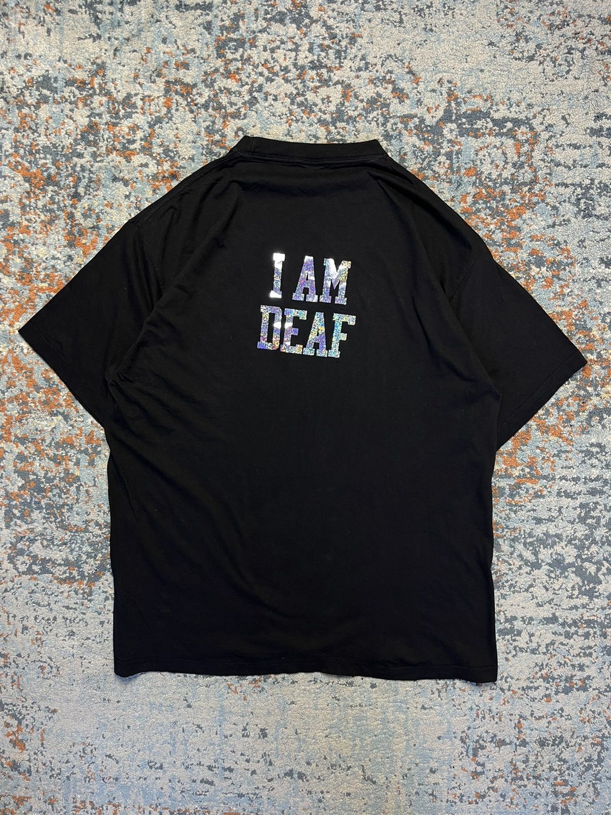Other × Vintage Vintage 00s I am deaf glitter holographic print tee Size US XL / EU 56 / 4 - 2 Thumbnail