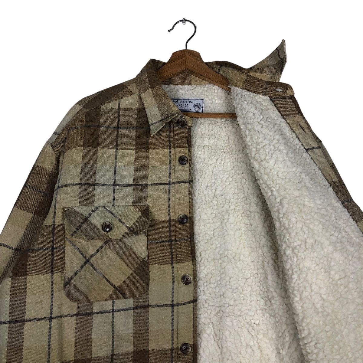 Flannel 🔥Vtg Flanne Jacket Seahop Japan Tartan Design Issey Miyake Size US L / EU 52-54 / 3 - 10 Thumbnail