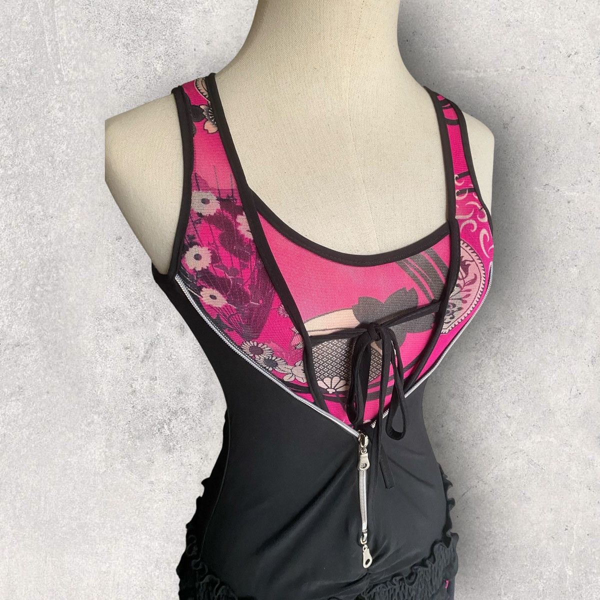 Jean Paul Gaultier JPG Zip Up Sheer Mesh Dress Size S / US 4 / IT 40 - 2 Thumbnail