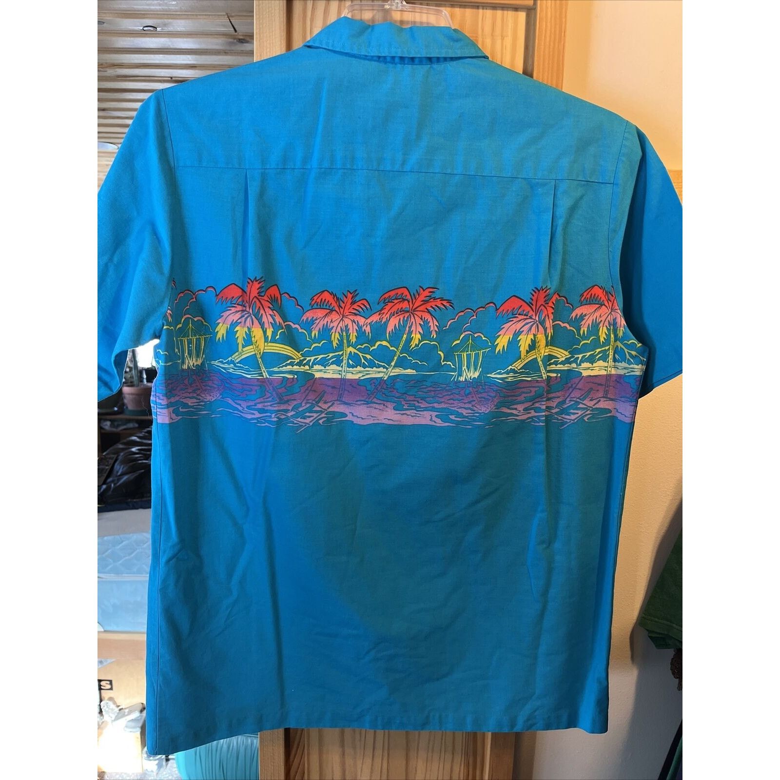 Other Malihini VTG Men M Blue Tropical Print Cotton Hawaiian Shirt Size US M / EU 48-50 / 2 - 5 Thumbnail