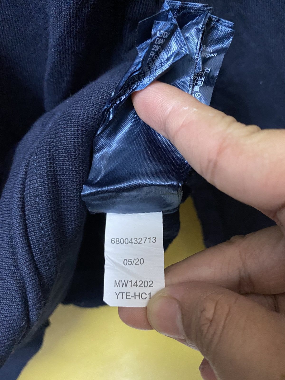 Tommy Hilfiger Tommy Hilfiger Hodie Blue Black Colour Size US L / EU 52-54 / 3 - 7 Thumbnail