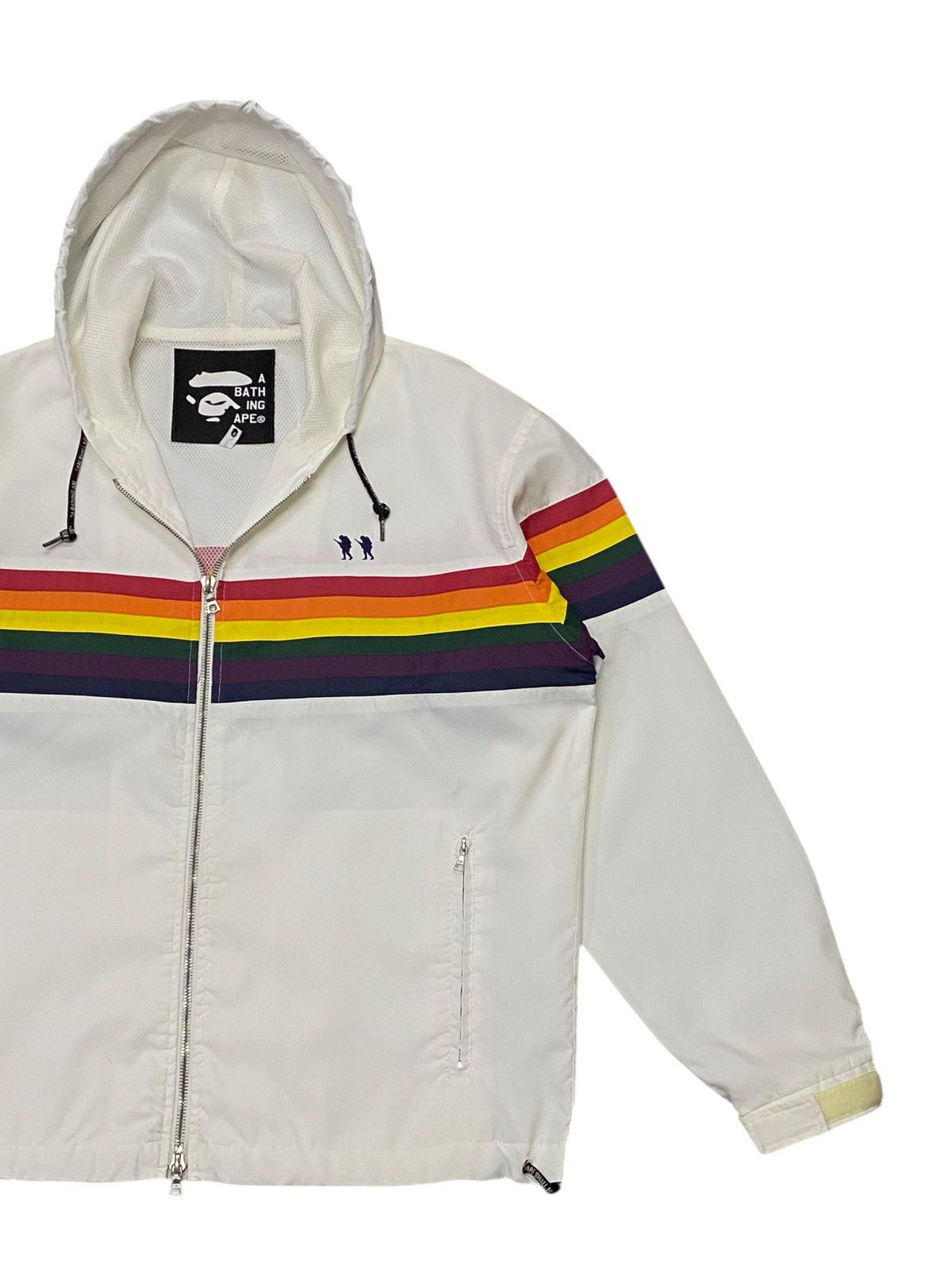Bape Vintage A Bathing Ape Footsoldier Rainbow Hoodie Jacket Size US S / EU 44-46 / 1 - 7 Thumbnail