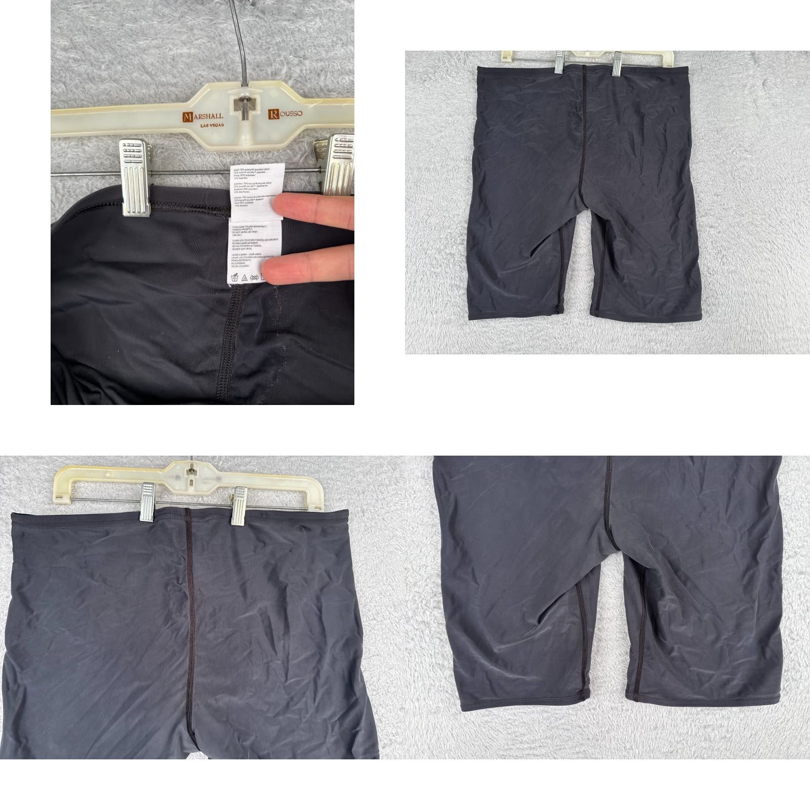 Speedo Speedo Shorts Bottom Jammer 38 Gray Power Flex Nylon Spandex Blend Adult Men Regular Size Classic Swimwear Size US 38 / EU 54 - 9 Thumbnail