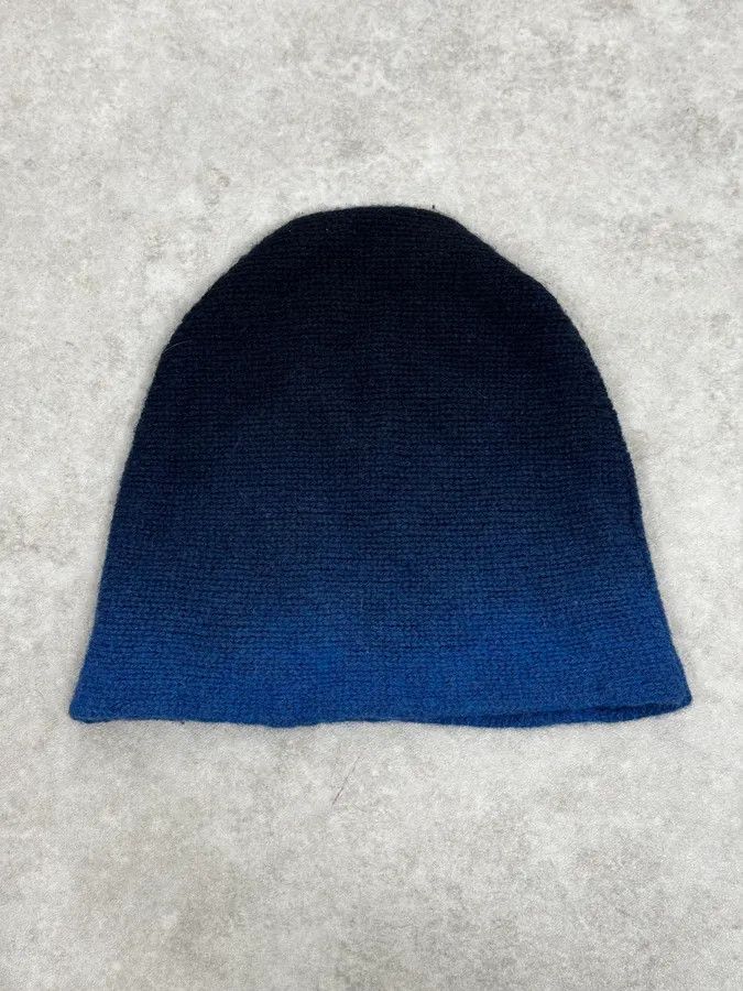 Dries Van Noten Dries Van Noten Blue Gradient Wool Beanie Size ONE SIZE - 1 Thumbnail