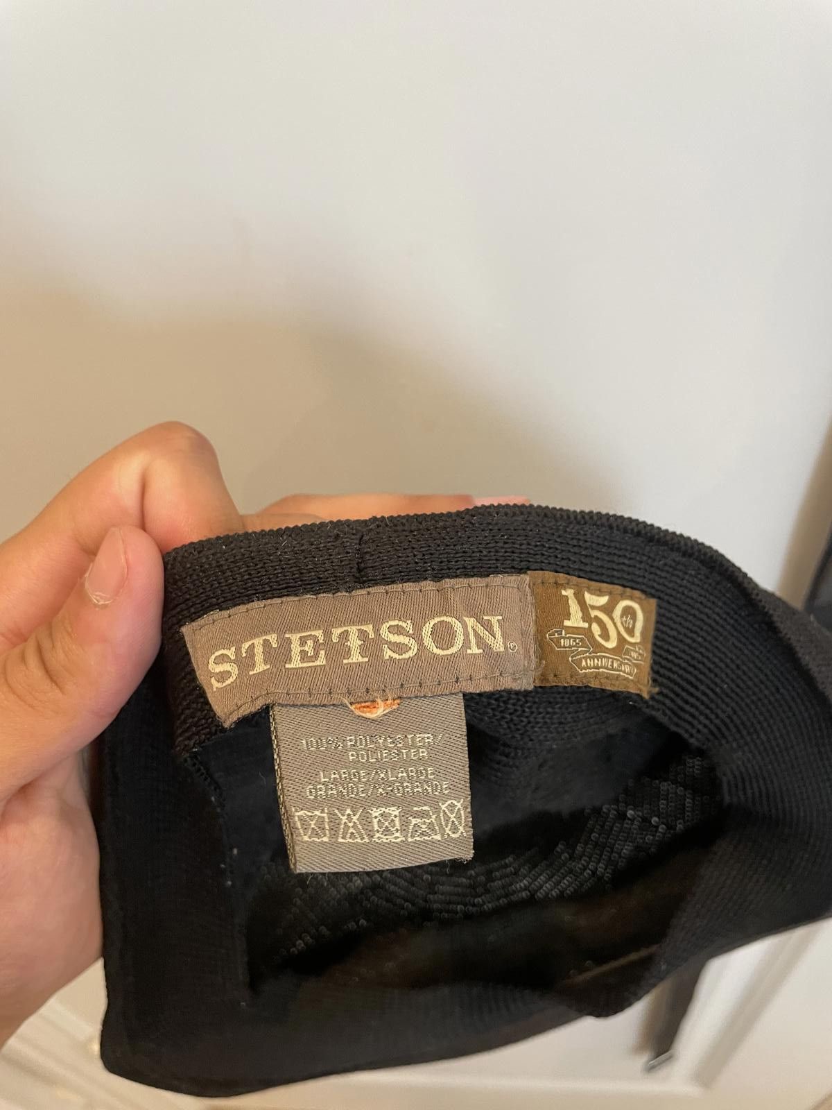 Stetson Stetson Black Mesh Newsboy Cap - 150th Anniversary Edition Size ONE SIZE - 1 Thumbnail