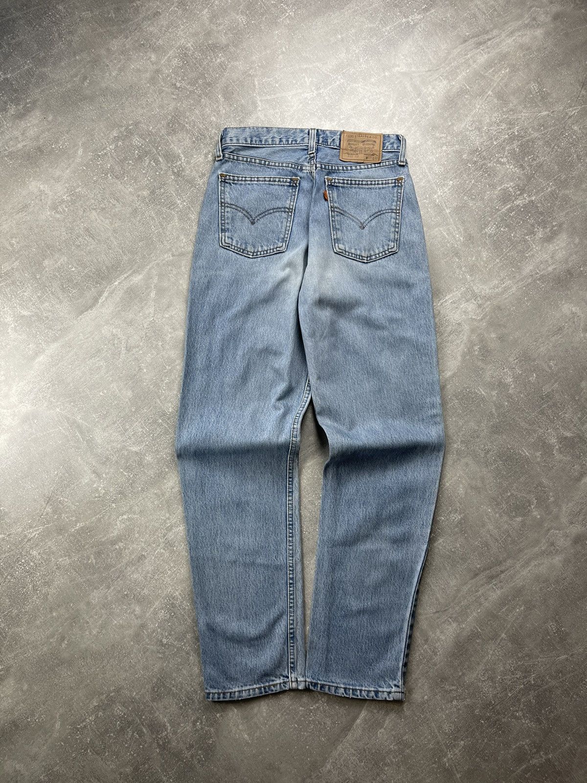 Levi's Vintage Levi’s 882 Orange Tab Light Blue Denim Jeans USA Size US 29 - 2 Thumbnail