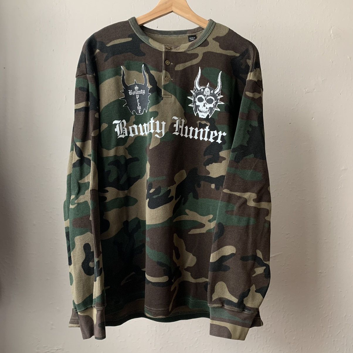 Supreme Supreme/Bounty Hunter Thermal Henley L/S Top | Grailed