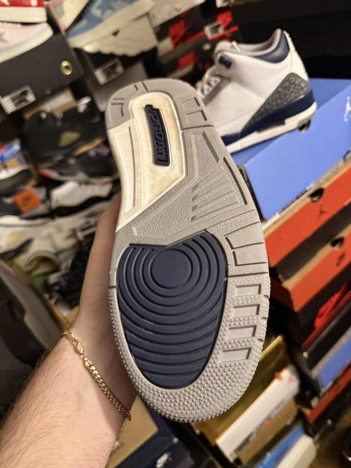 Jordan Brand Jordan retro 3 navy sz 8.5 Size US 8.5 / EU 41-42 - 5 Thumbnail