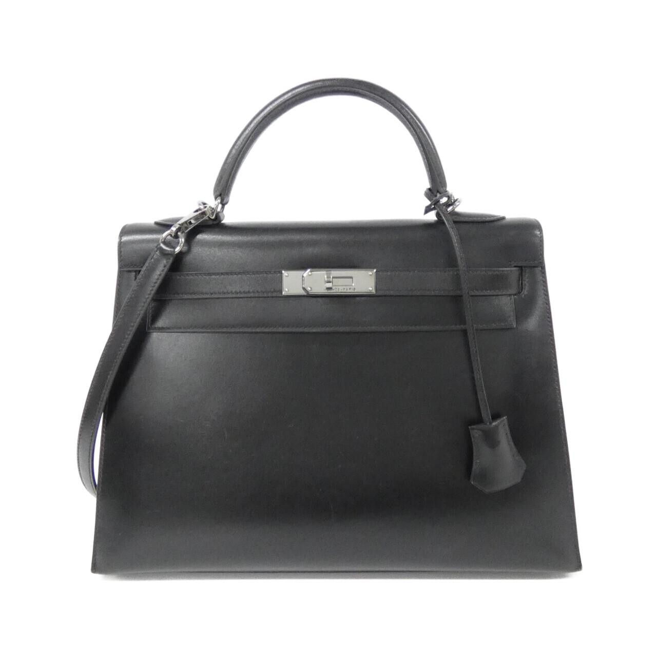Hermes Hermes Hermes Kelly Box Calf Bag Leather Handbag Stamp G DUTY FREE for USA Size ONE SIZE - 1 Thumbnail