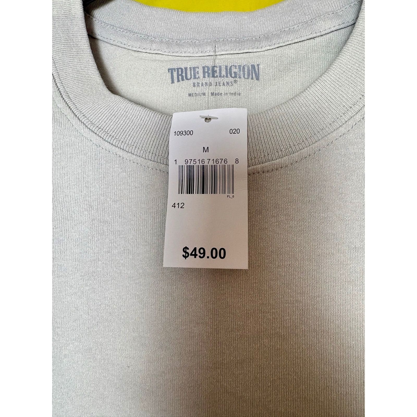 True Religion NWT - Medium True Religion Men's Classic Cotton Short Sleeve Size US M / EU 48-50 / 2 - 3 Thumbnail