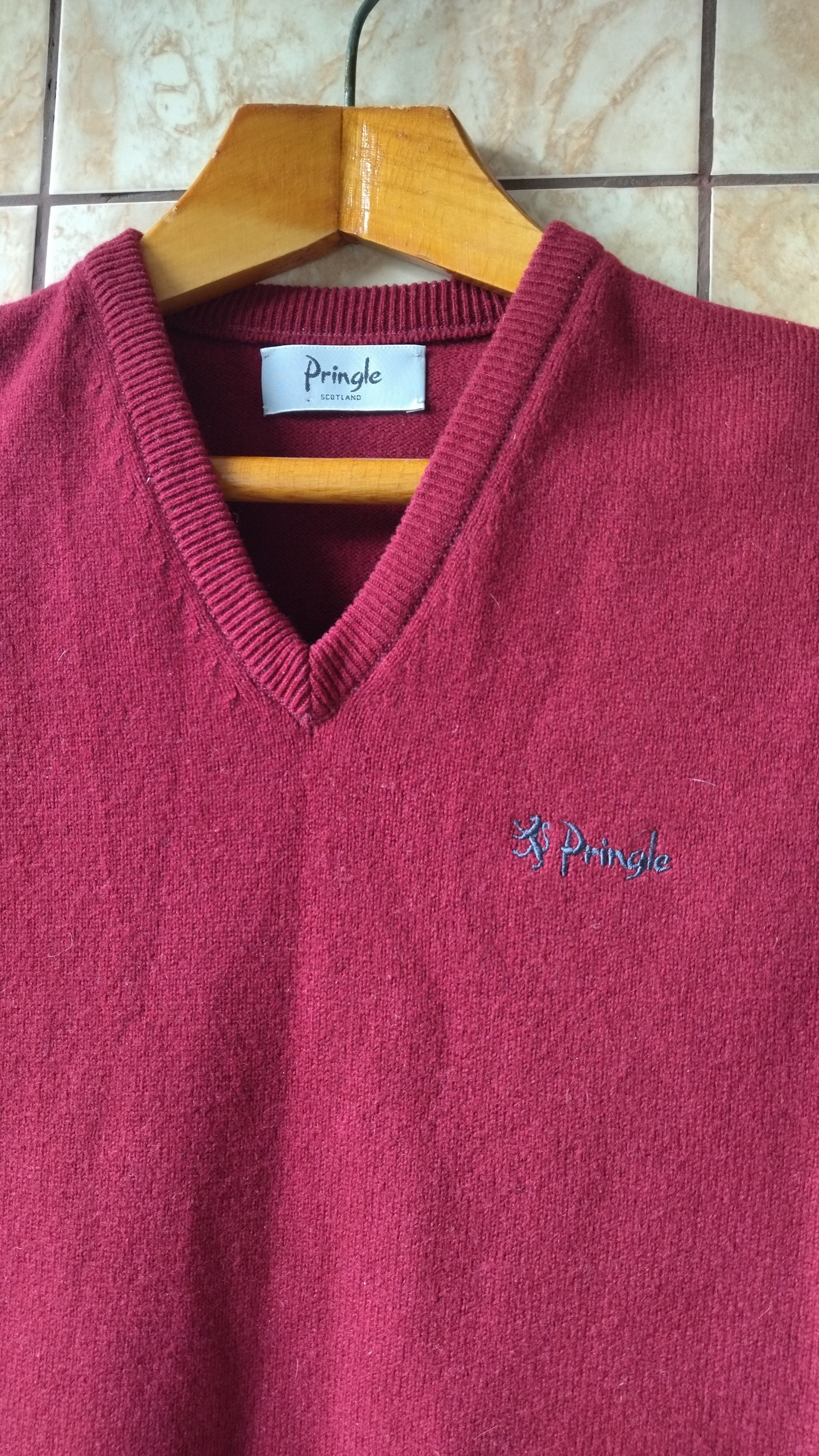 Pringle Of Scotland Vintage Pringle Vest Size US M / EU 48-50 / 2 - 2 Thumbnail