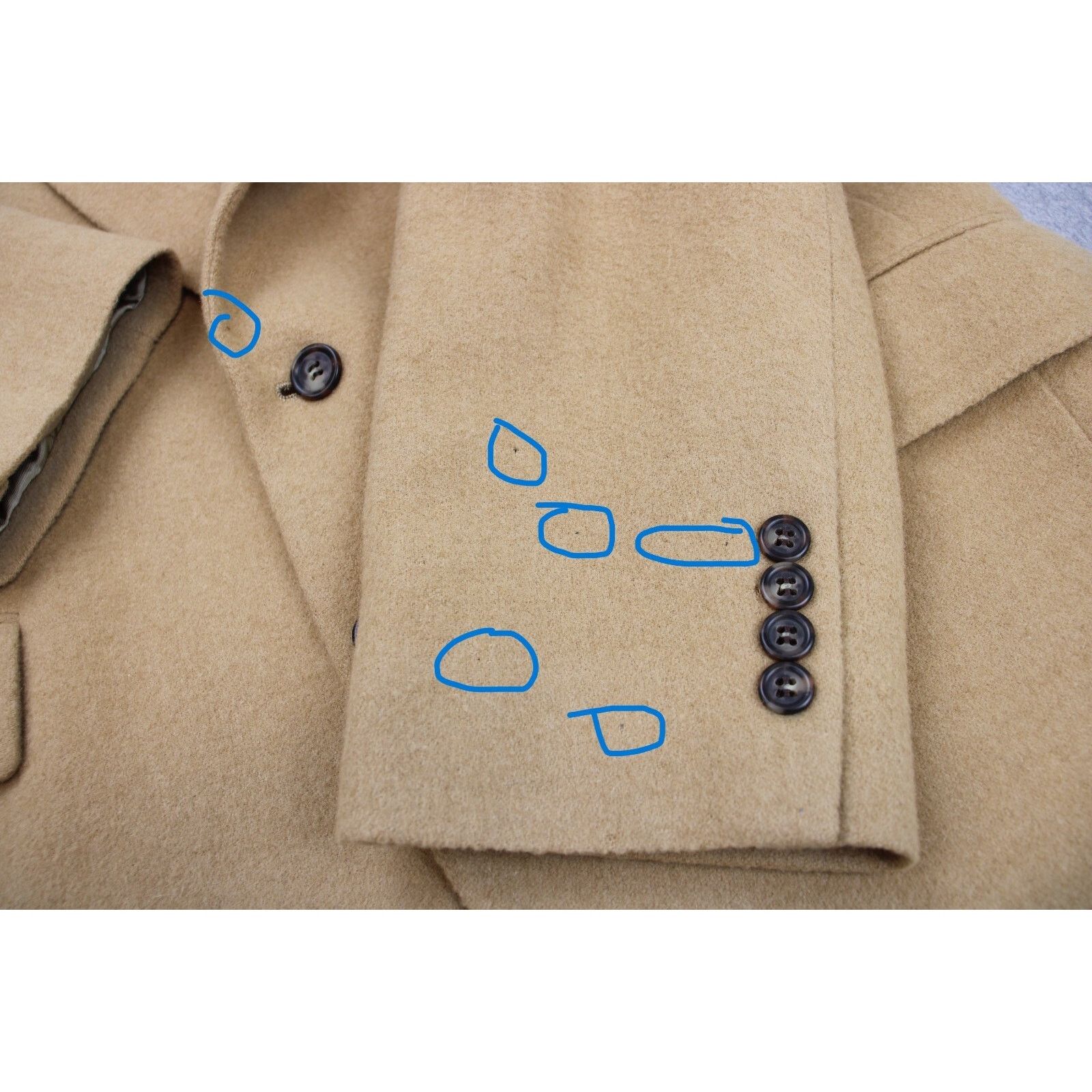 Jos. A. Bank Jos A Bank Blazer Mens 42S Beige Camel Hair Long Sleeve Size 42S - 12 Thumbnail