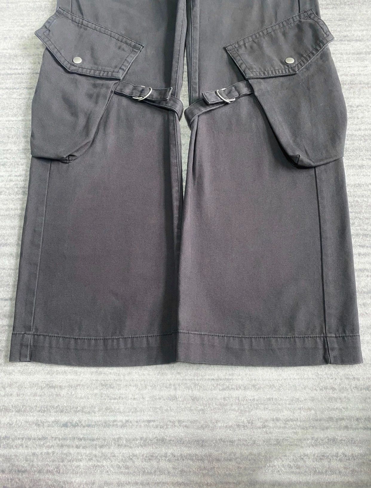 Acne Studios Acne Studios Washed Tie Flared Slant Cargo Pants Size 25" / US 0 / IT 36 - 4 Thumbnail