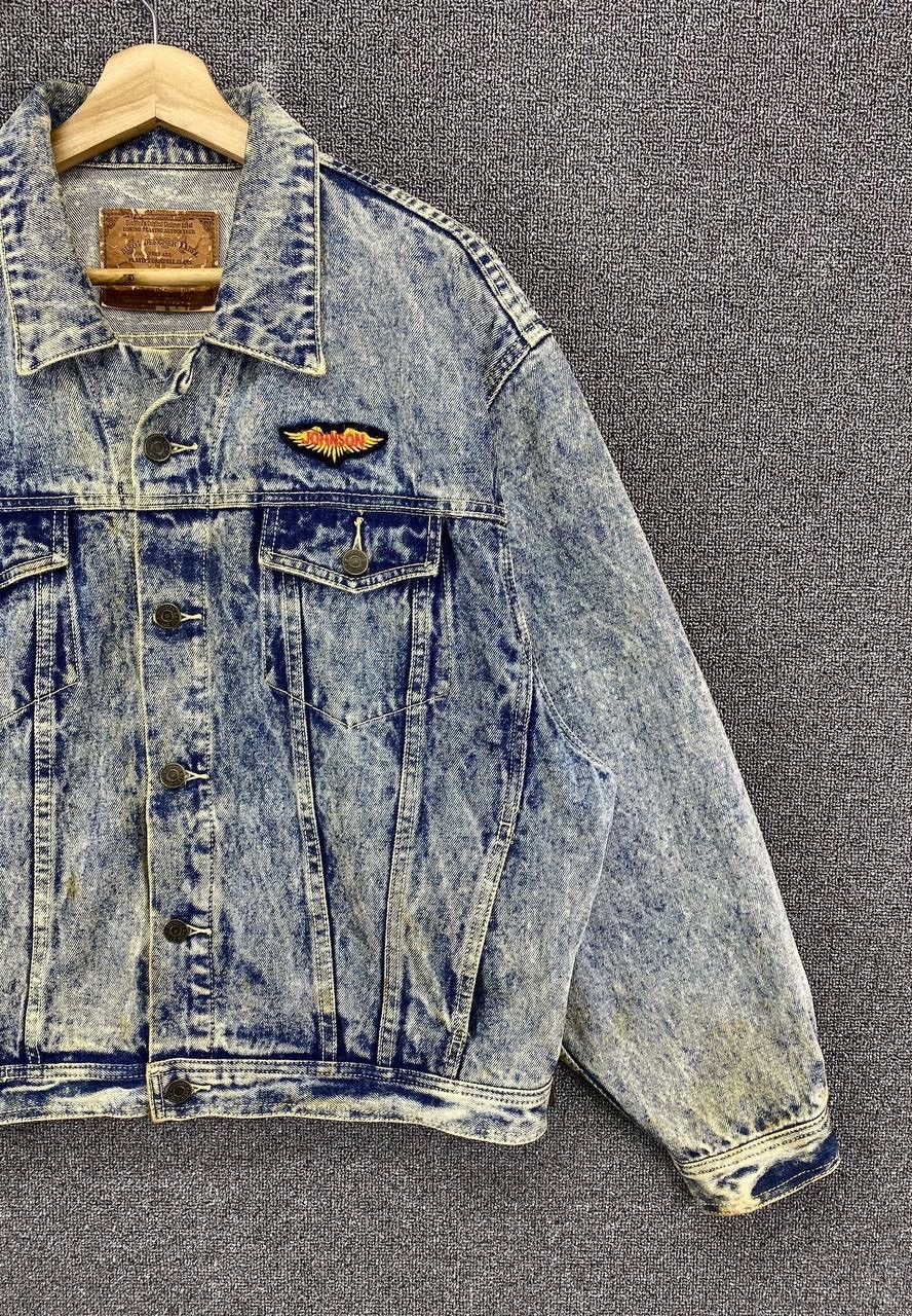 Japanese Brand Vintage Biko Designer Label Acid Wash Trucker Denim Jacket Size US M / EU 48-50 / 2 - 4 Thumbnail