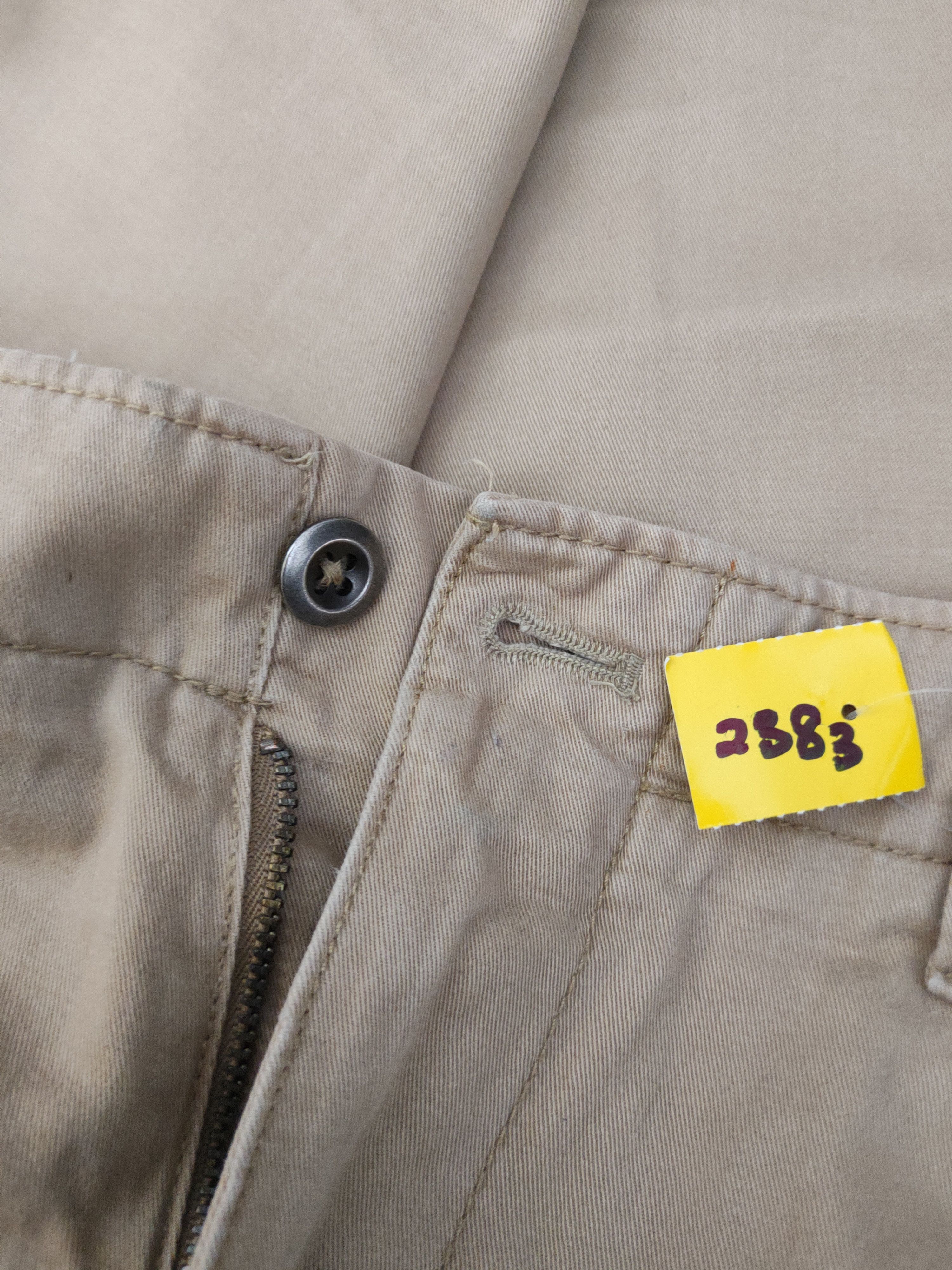 Japanese Brand DL Gap Beige Multipocket Cargo Pants #2383 Size US 32 / EU 48 - 14 Thumbnail