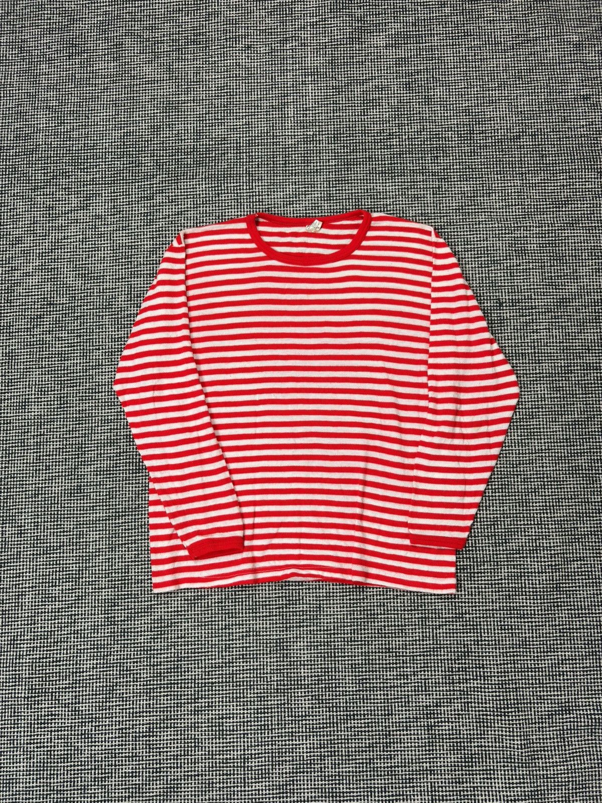 Le Laboureur 70s German Breton mariniere dock shirt workwear utility Size US S / EU 44-46 / 1 - 1 Thumbnail