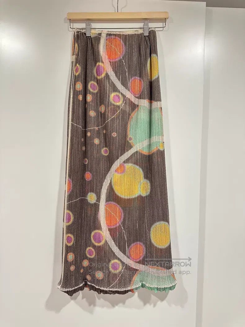 Issey Miyake Issey Miyake SIZE:1 Color-blocked Midi Skirt Size 42" / US 20 - 1 Thumbnail