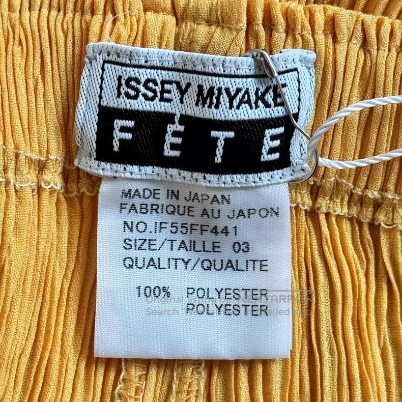Issey Miyake Issey Miyake size:3 Yellow Pants Size 22" - 3 Thumbnail