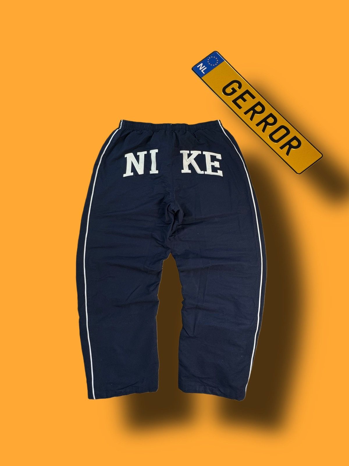 Nike × Vintage NIKE VINTAGE BASIC LOGO OVERSIZE BAGGY PANTS Size US 32 / EU 48 - 2 Thumbnail