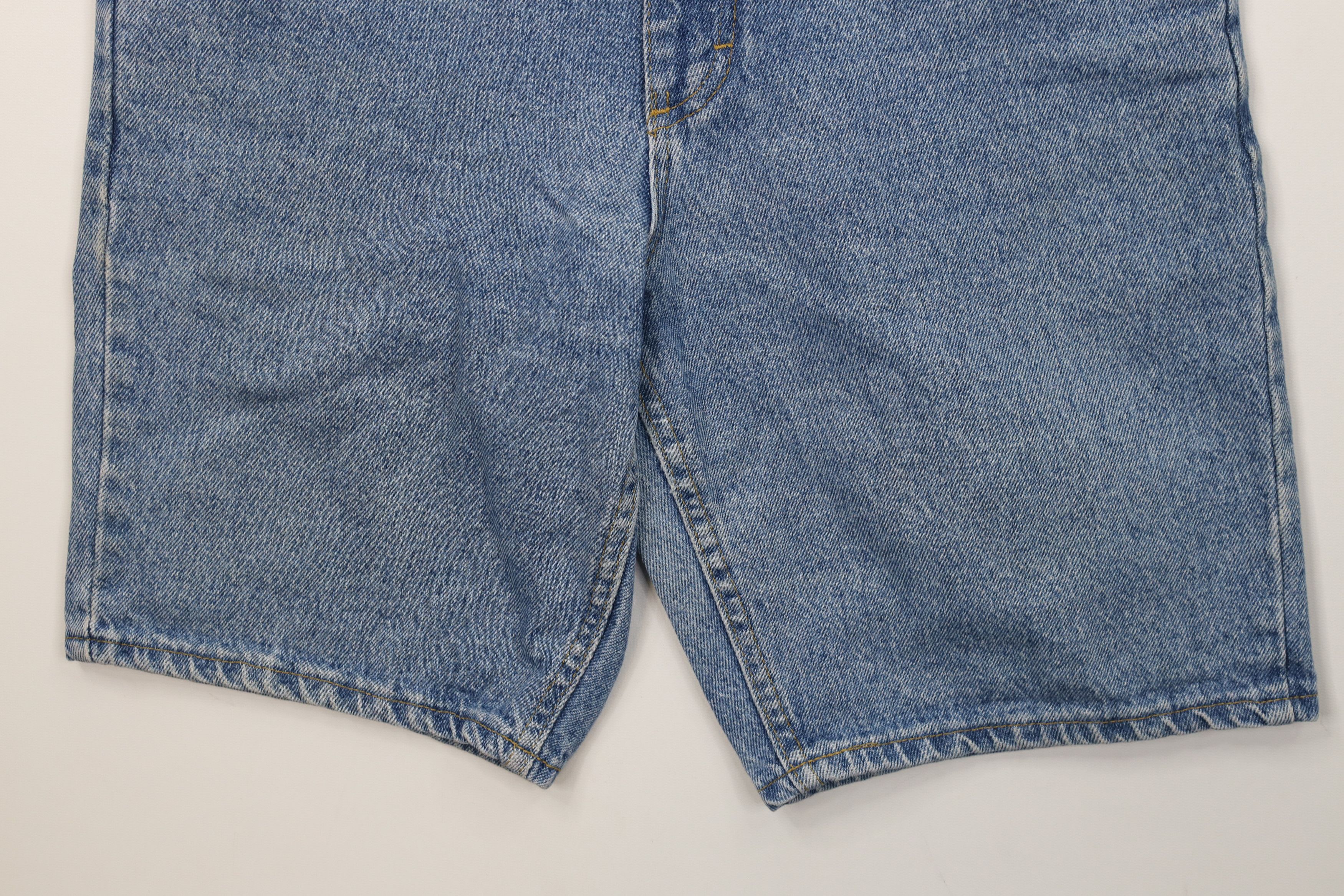 Lee Vintage 90s Lee Fit Denim Jean Shorts Jorts Blue Cotton USA Size US 32 / EU 48 - 4 Thumbnail