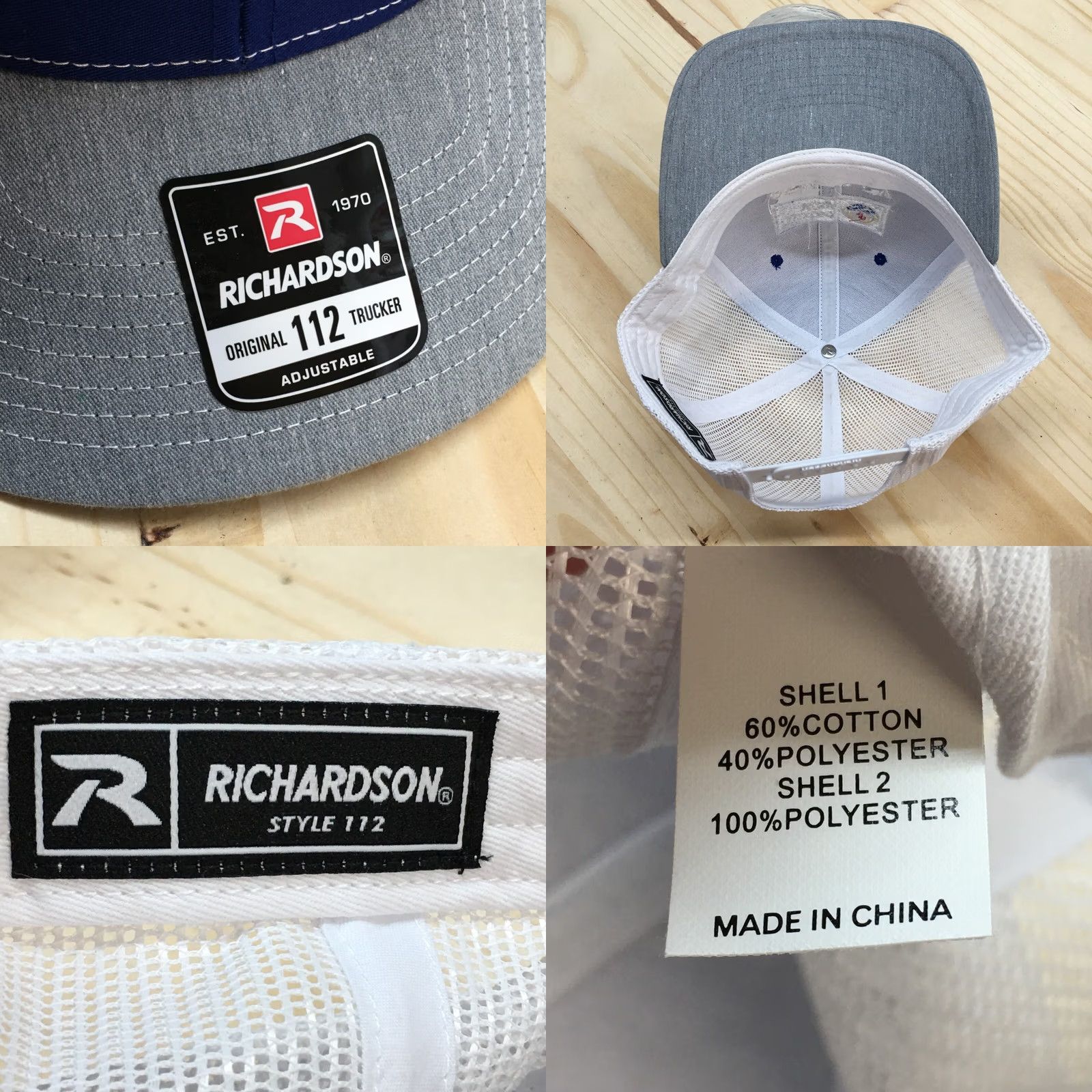 Vintage Richardson United Way Trucker Hat Mens One Size Blue White Adjustable Style 112 Size ONE SIZE - 8 Thumbnail