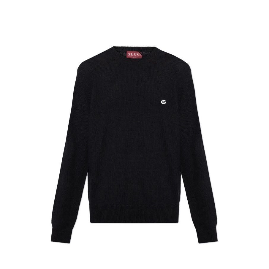 Gucci GUCCI Black Sweater New & Authentic (Men's size:M;) Size US M / EU 48-50 / 2 - 1 Preview