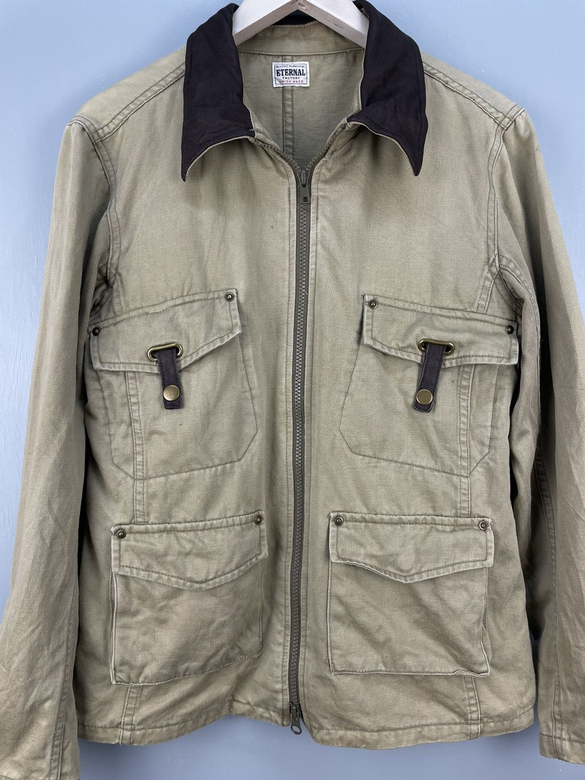 Eternal Eternal 4 pocket zip up jacket army design Size US M / EU 48-50 / 2 - 3 Thumbnail