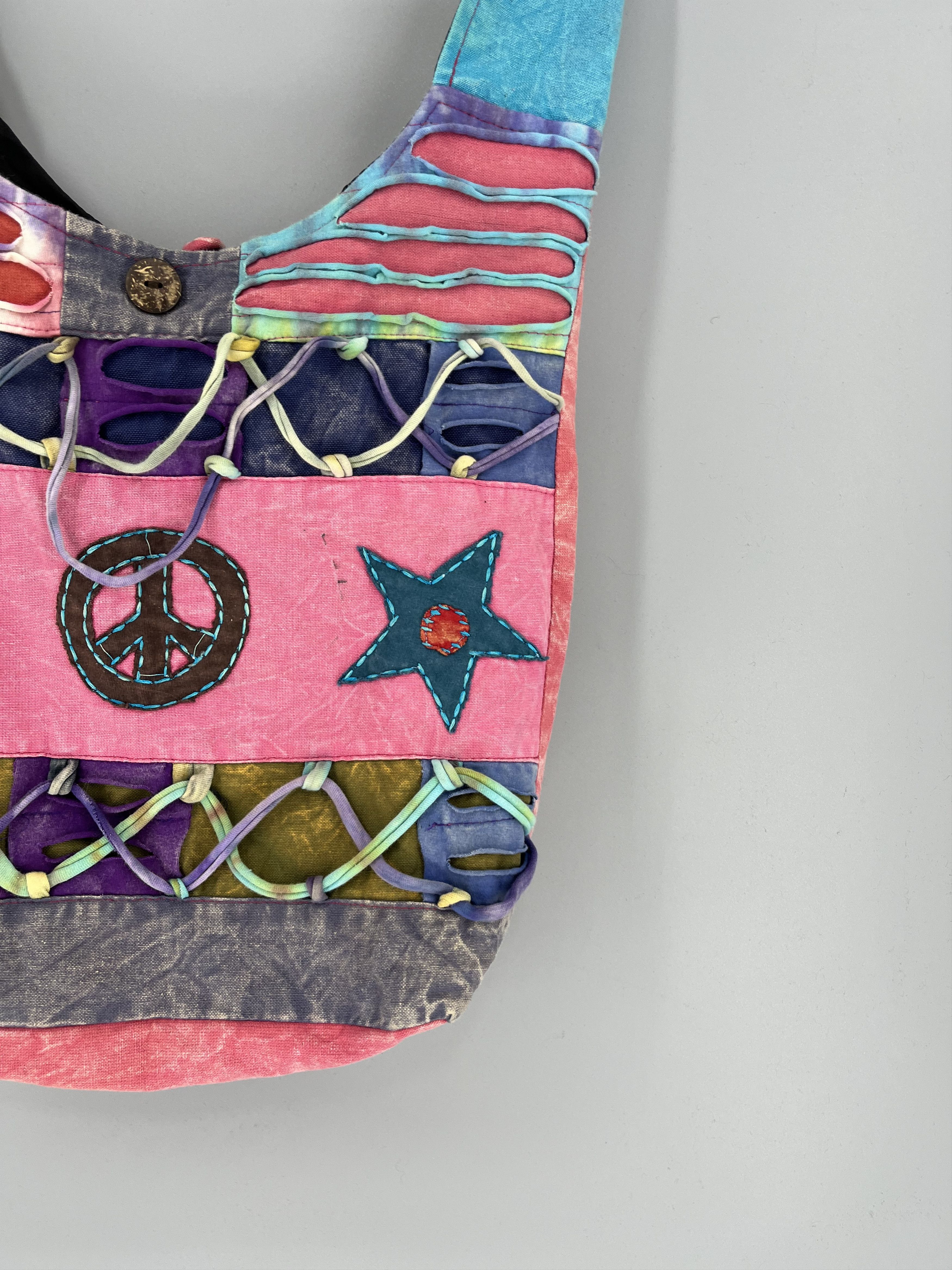 Japanese Brand Vintage Y2K Japanese Shopper Crossbody Hippie Bag Style Size ONE SIZE - 5 Thumbnail