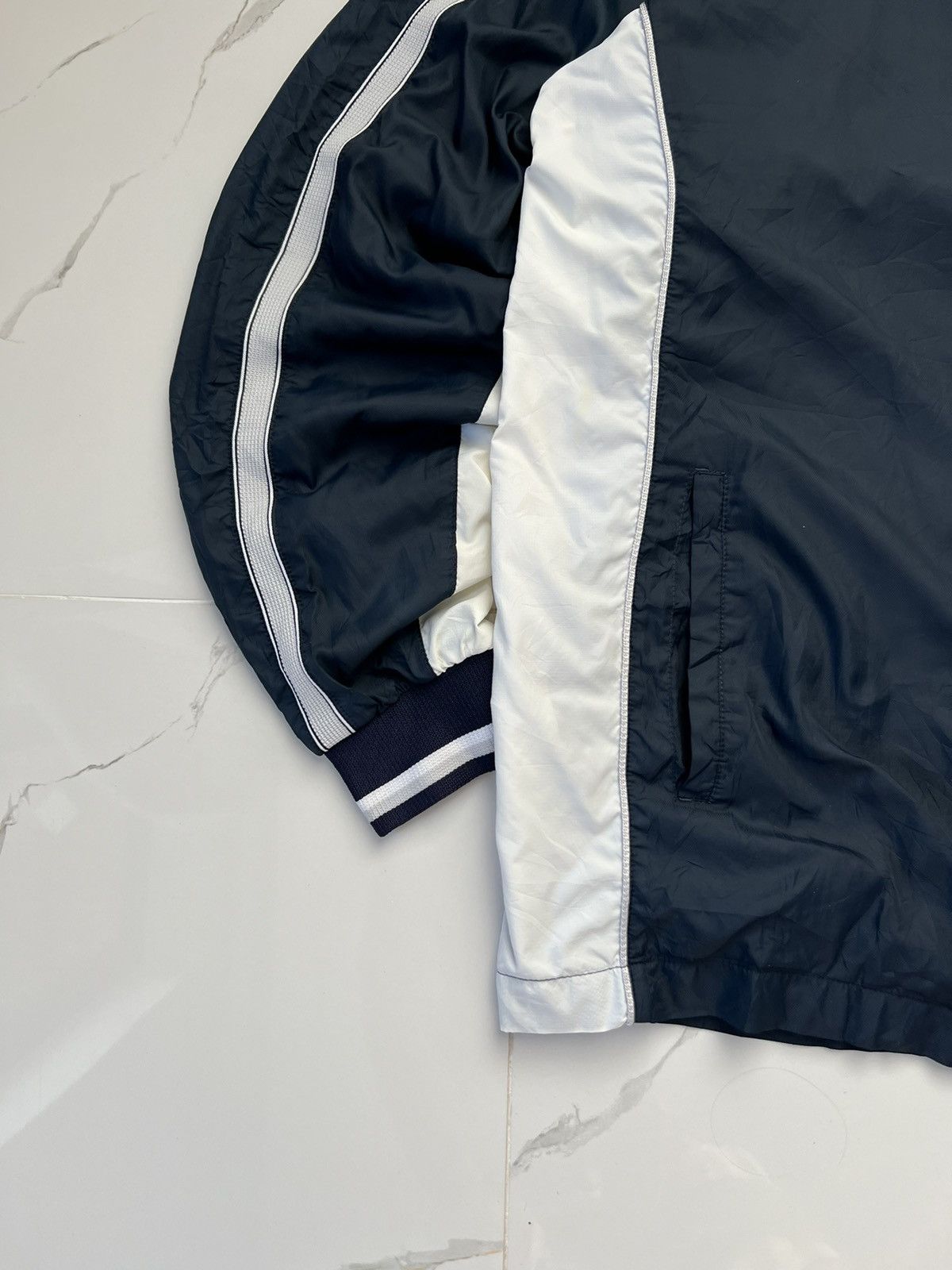Nike × Vintage 90's NIKE MULTI SWOOSH RARE RETRO TRACK JACKET Y2K GORPCORE Size US XL / EU 56 / 4 - 3 Thumbnail