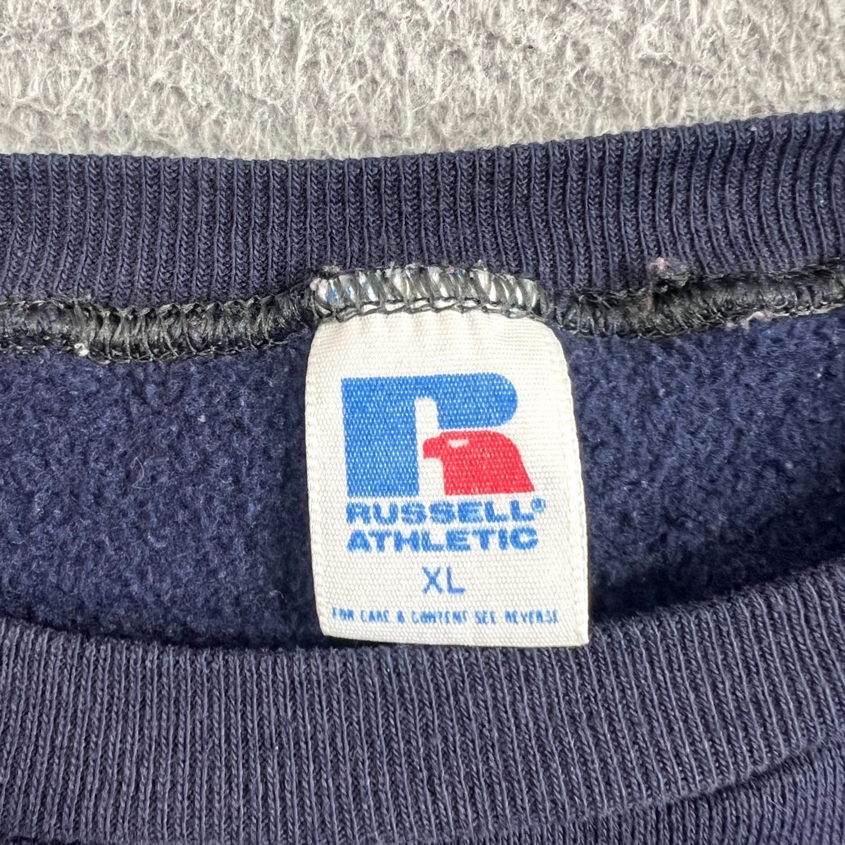 Russell Athletic VINTAGE Russell Athletic Shirt Mens XL Blue Ole Miss UMAA Rebels Sweatshirt Tennis Size US XL / EU 56 / 4 - 3 Thumbnail