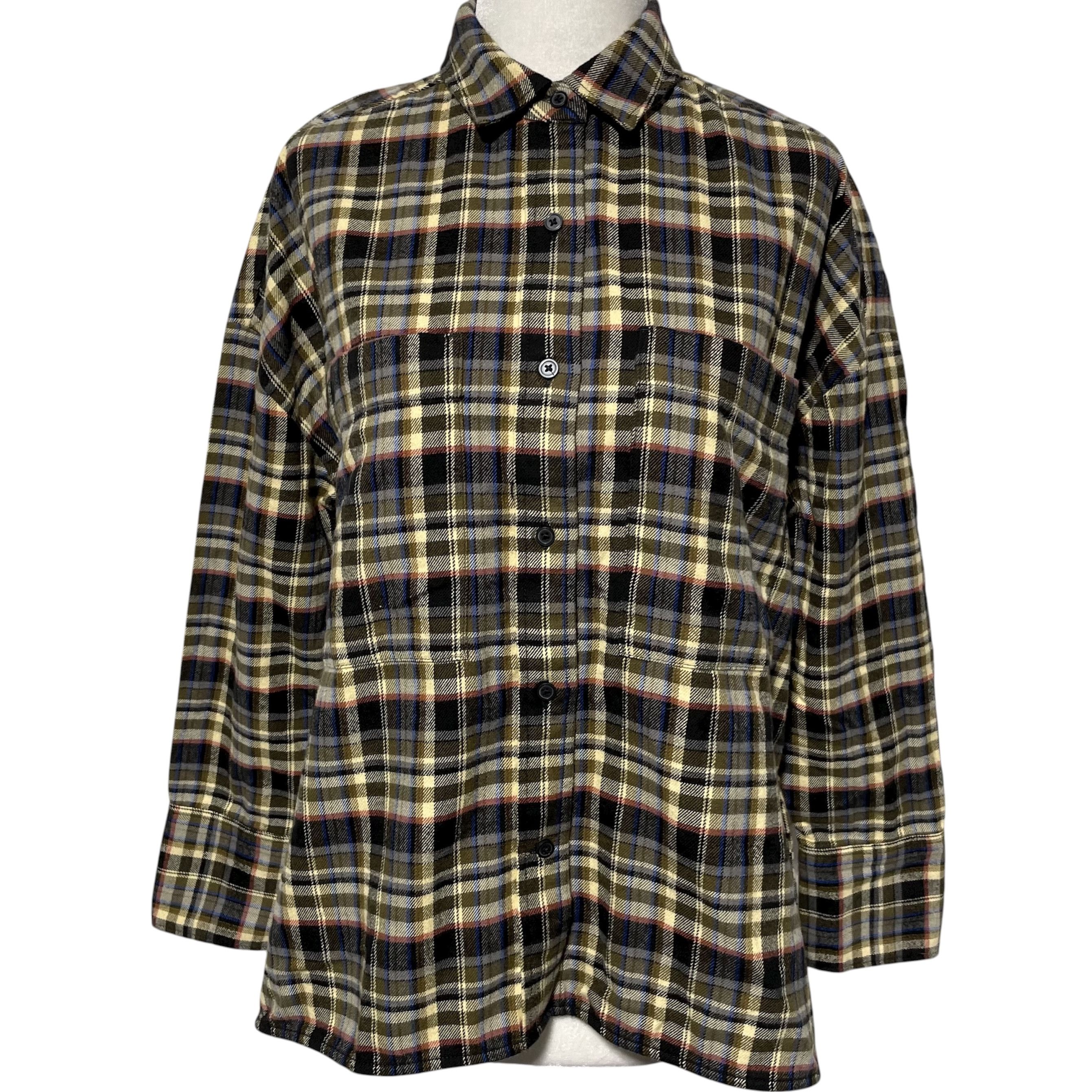 Everlane New Everlane The Boxy Flannel Long Sleeve Button Down Shirt Size XS / US 0-2 / IT 36-38 - 1 Thumbnail