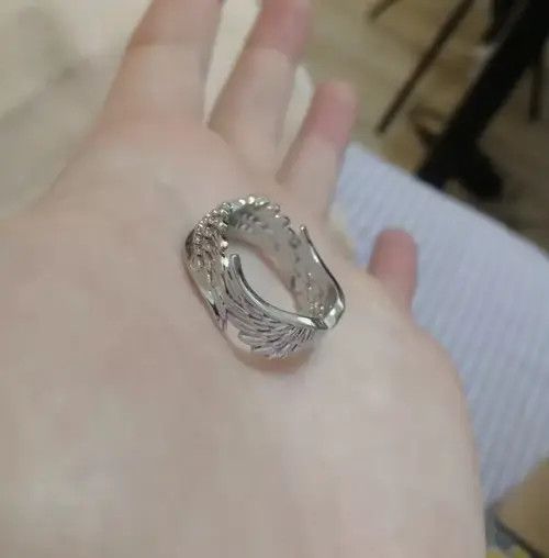Vintage Wings Rings Metal Silver Size ONE SIZE - 3 Thumbnail