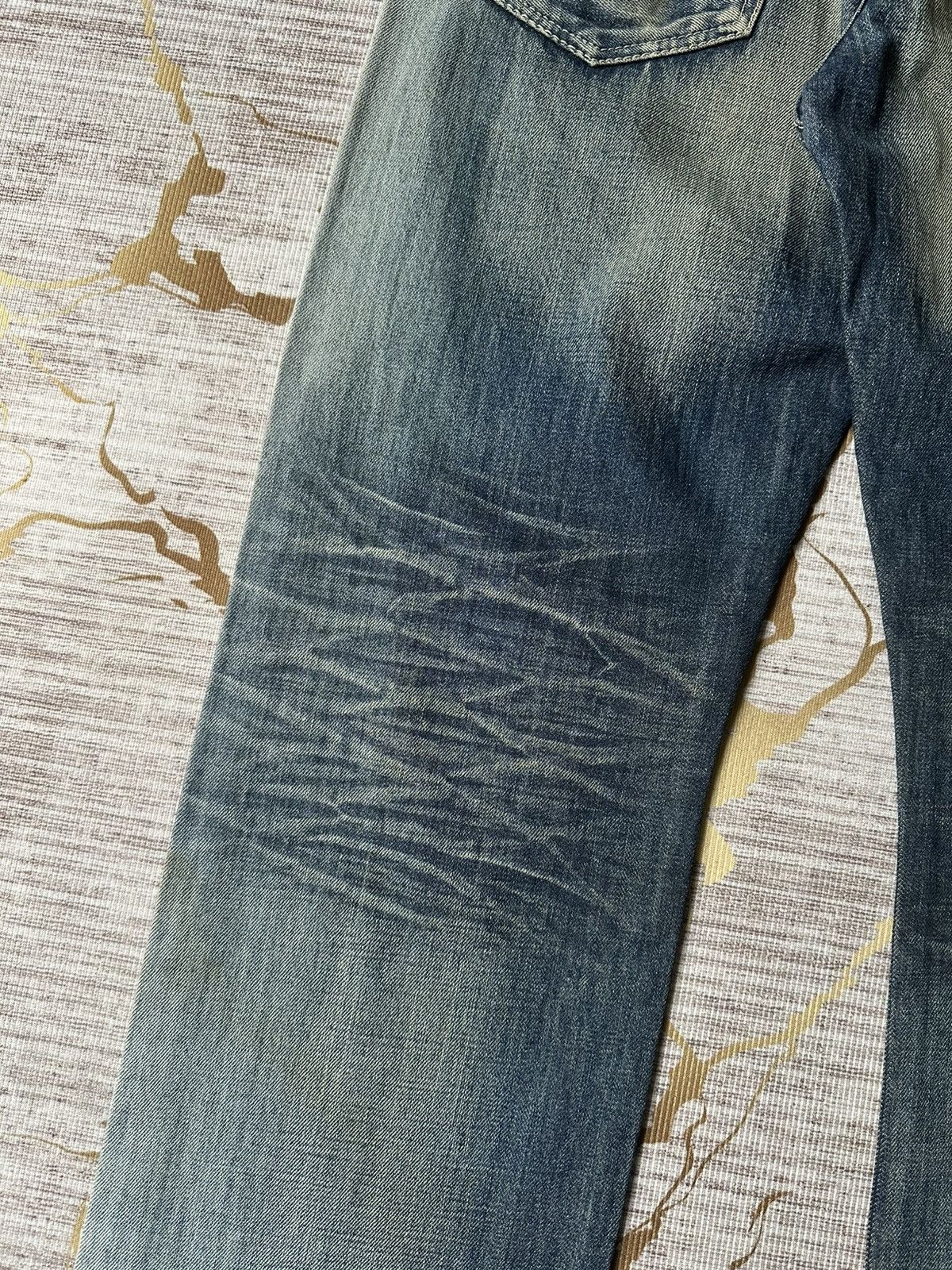 Vanquish Vanquish Tokyo Japan Blue Faded Denim Design Claw Marks Size US 33 - 16 Thumbnail