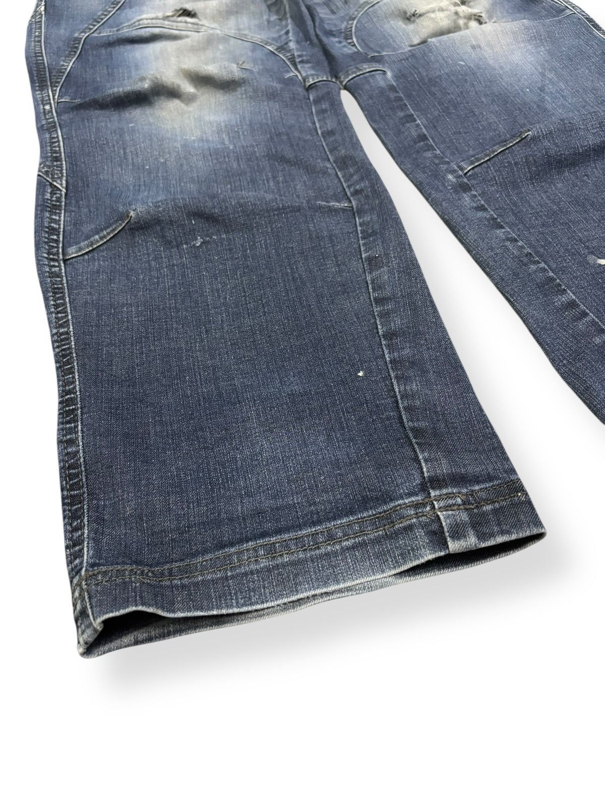 Dickies Vintage Dickies Loose Tapered Double Knee Style Cargo Jeans Size US 34 / EU 50 - 8 Thumbnail