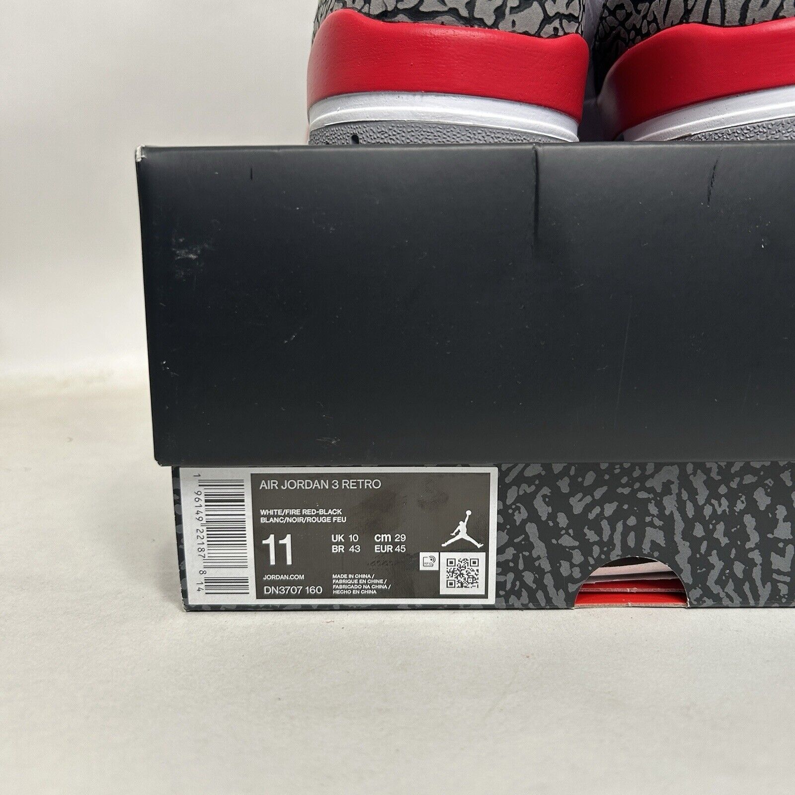 Jordan Brand Nike Shoes Air Jordan 3 Retro OG “Fire Red” 2024 Size US 11 / EU 44 - 5 Thumbnail