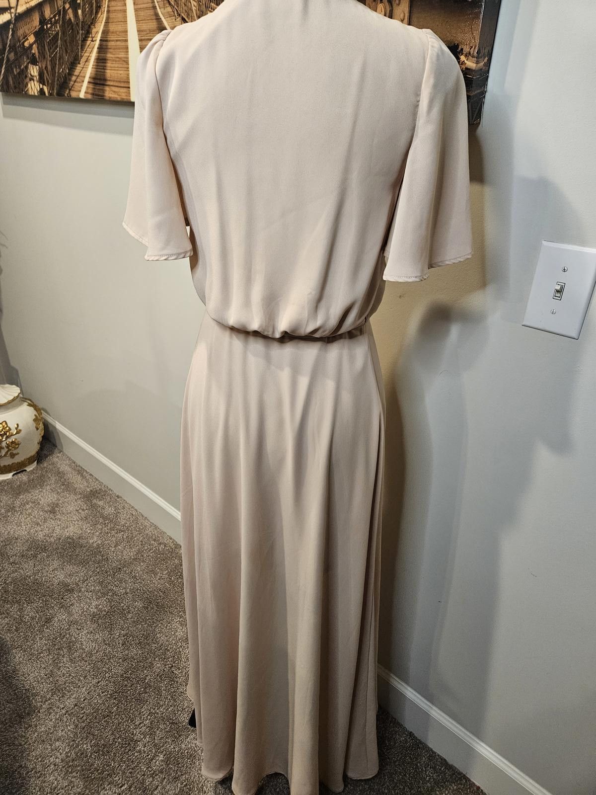 Designer Show Me Your Mumu XX-Small Wrap Dress - Elegant Blush Size XXS / US 00 / IT 34 - 6 Thumbnail