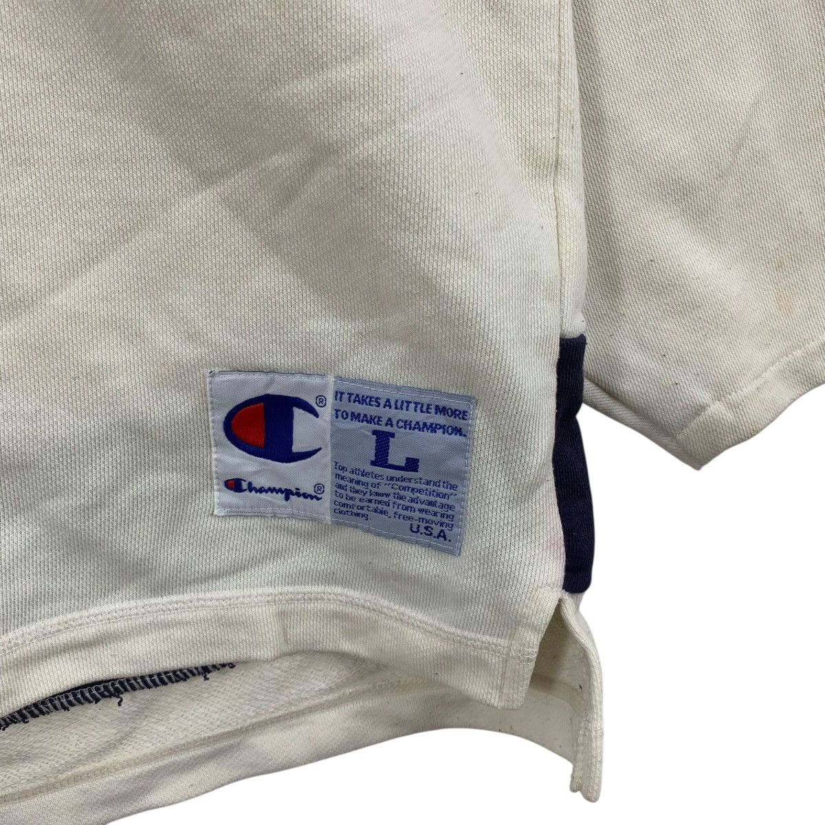 Champion Vintage CHAMPION USA Center Logo Baggy Sweatshirt Sweater Size L / US 10 / IT 46 - 6 Thumbnail