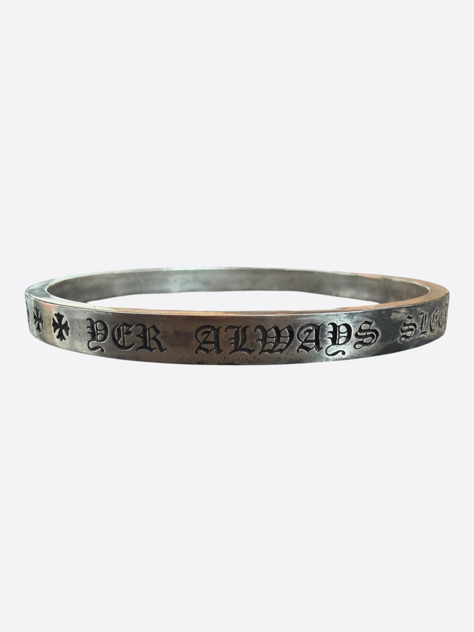 Chrome Hearts Chrome Hearts Silver Spacer Bangle Bracelet Size ONE SIZE - 4 Thumbnail