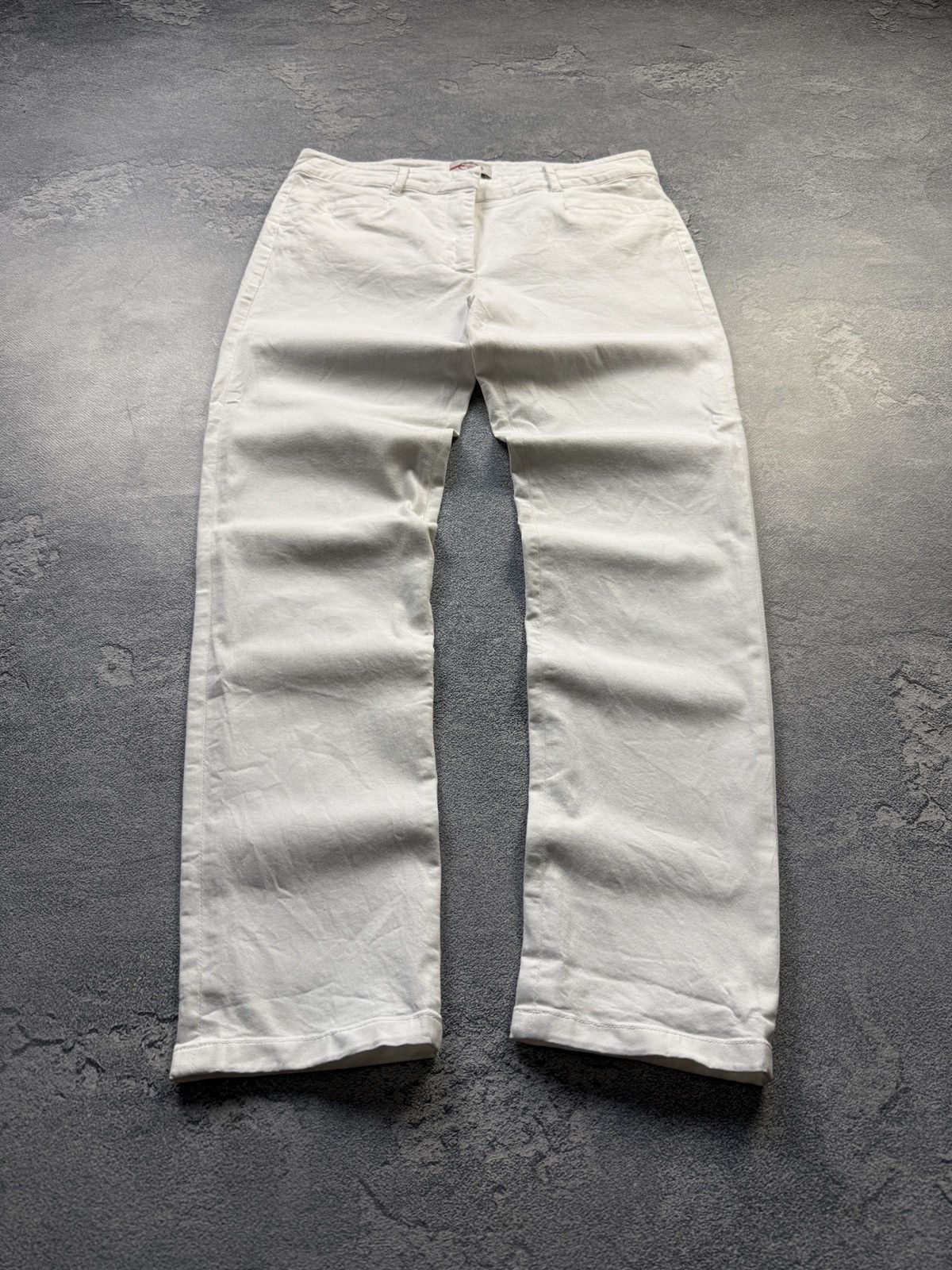 Prada Luxury Crazy White Prada jeans Size US 29 - 1 Thumbnail