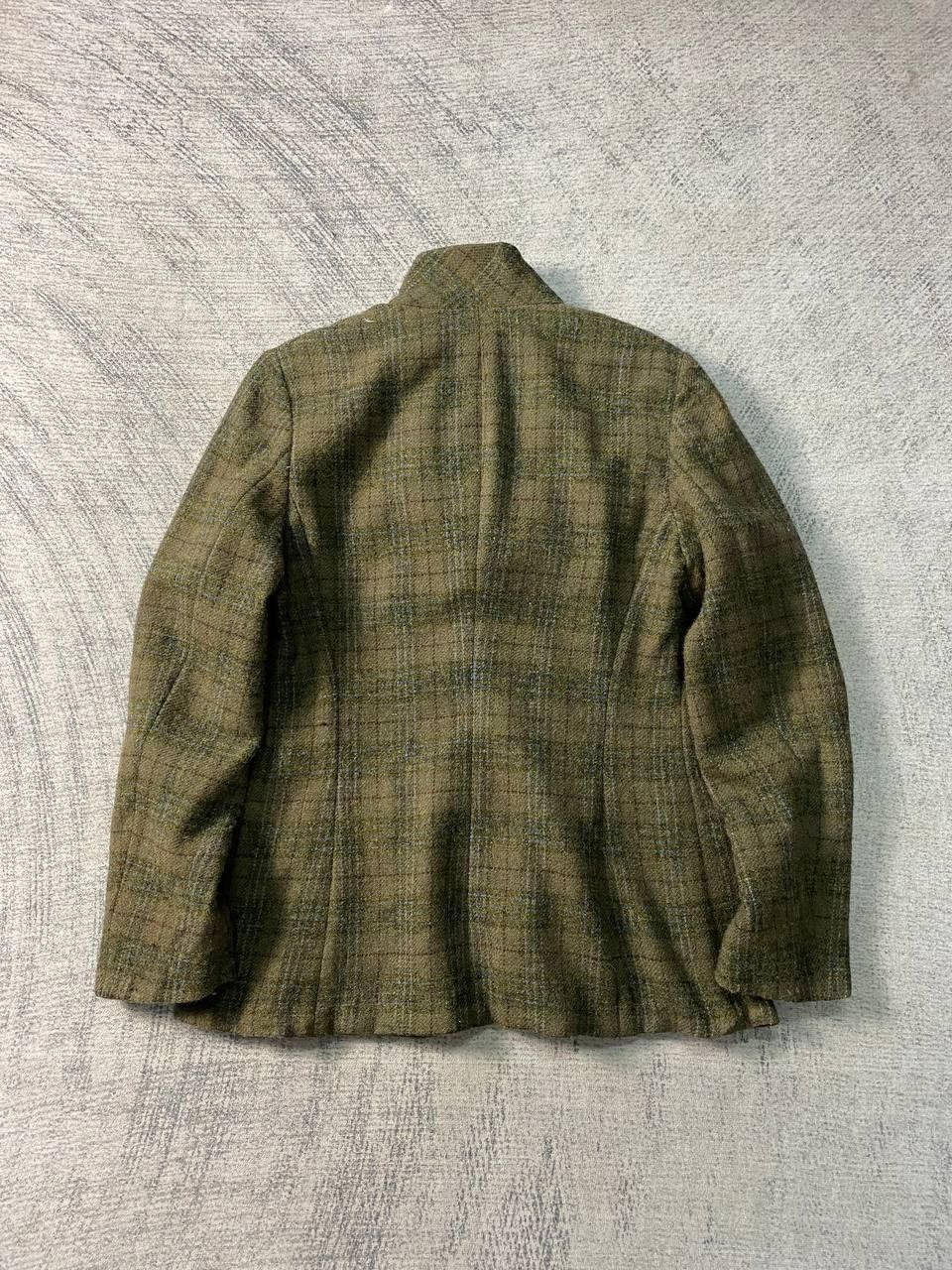 Other Antonio Fusco Italy Plaid Wool Women's Blazer Jacket Size L / US 10 / IT 46 - 4 Thumbnail