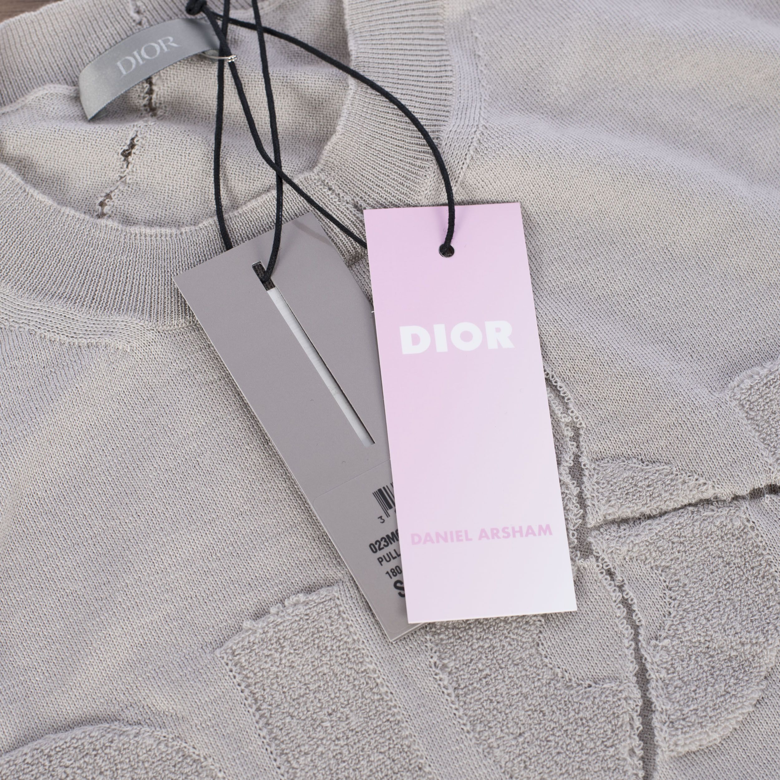 Dior Beige Gray Wool & Silk Sweater With DIOR AND DANIEL ARSHAM Size US L / EU 52-54 / 3 - 8 Thumbnail