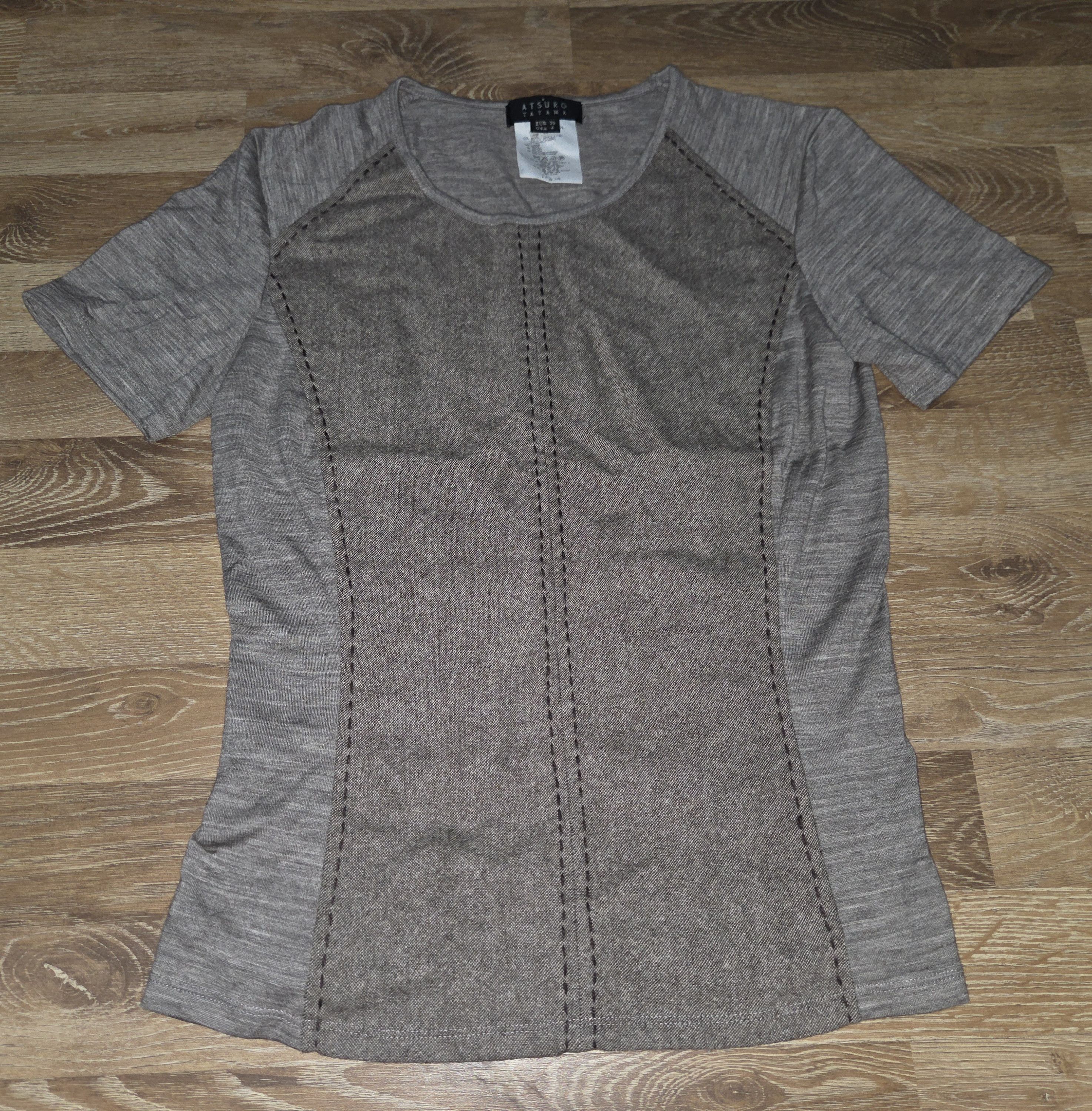 Japanese Brand Vintage Designer Brand Atsuro Tayama Paneled Mixed T Shirt Size US S / EU 44-46 / 1 - 1 Thumbnail