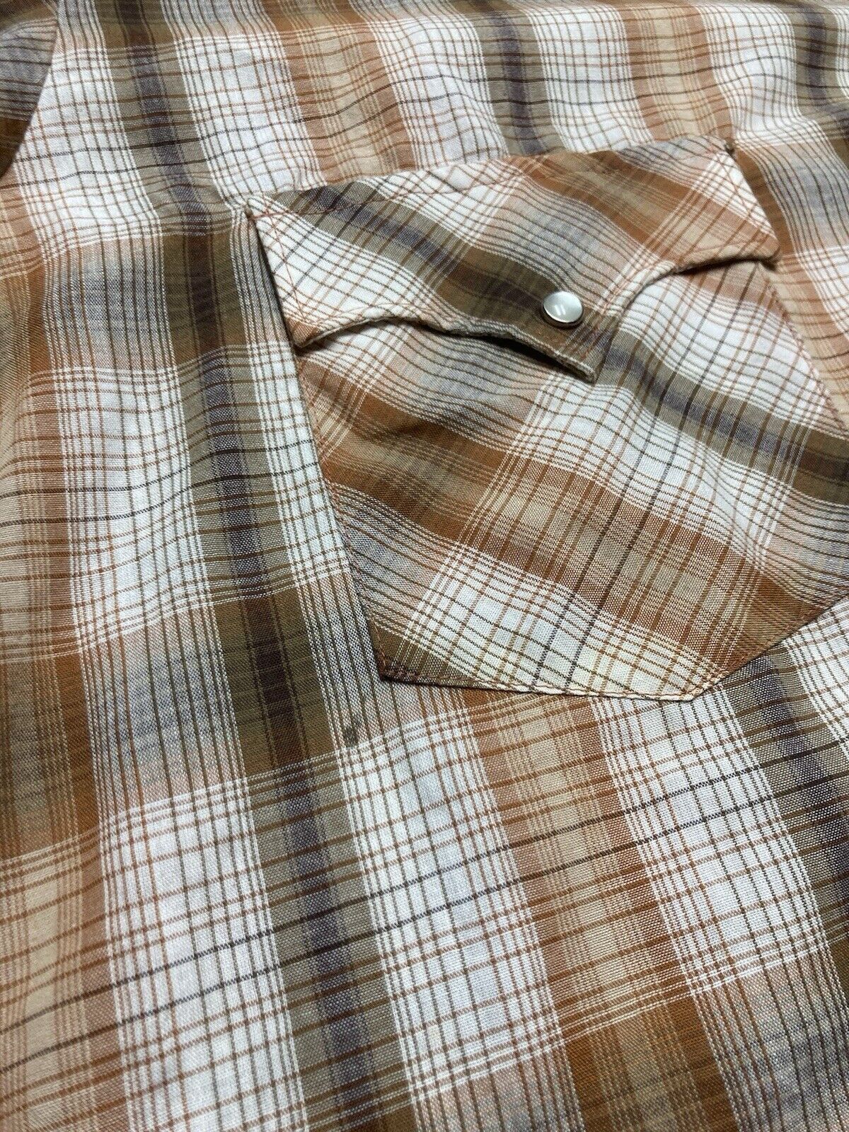 Vintage VTG Chute #1 Pearl snap shirt plaid western wear cowboy XL Size US XL / EU 56 / 4 - 3 Thumbnail