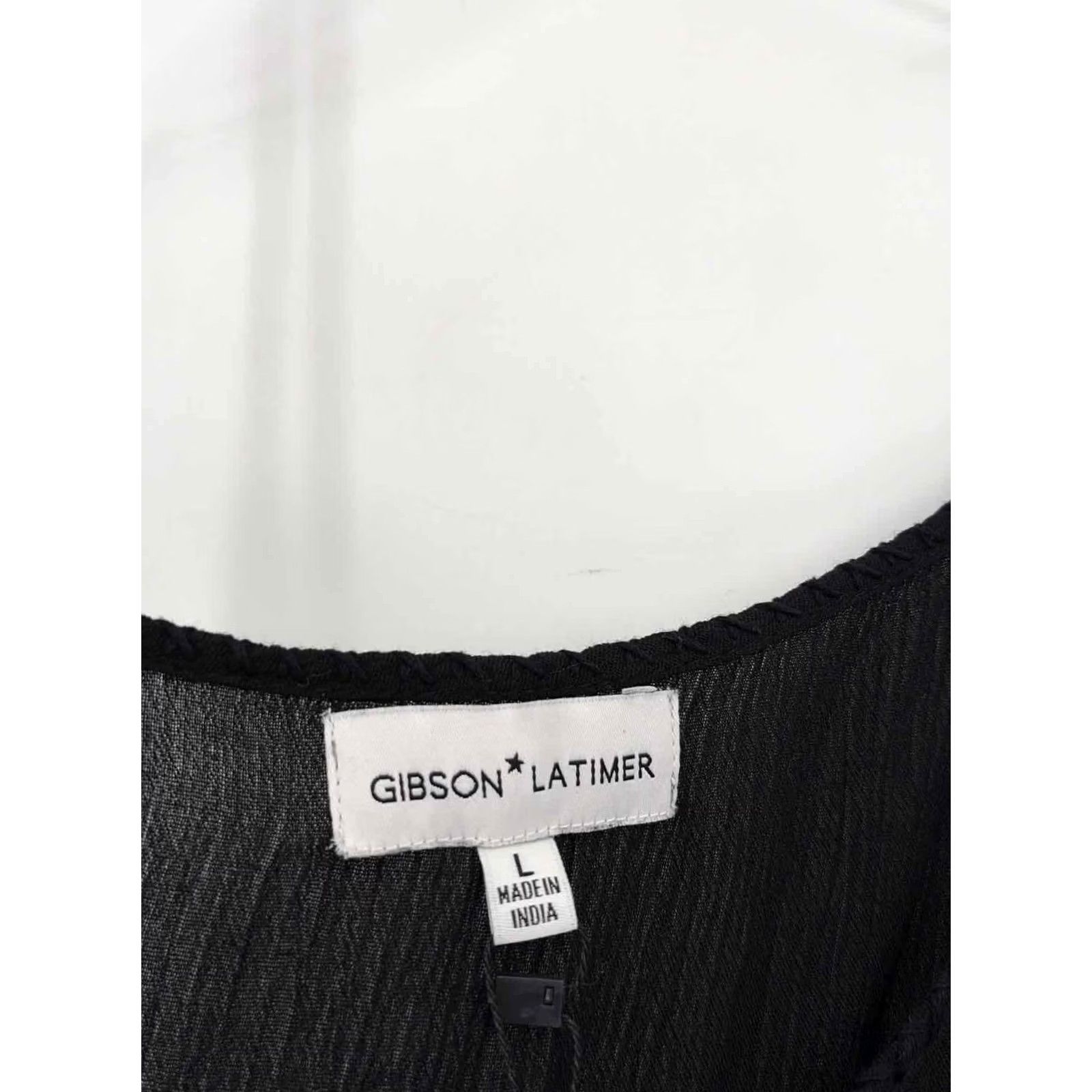 Vintage Gibson & Latimer Black Maxi Sleeveless Dress Large Size L / US 10 / IT 46 - 3 Thumbnail